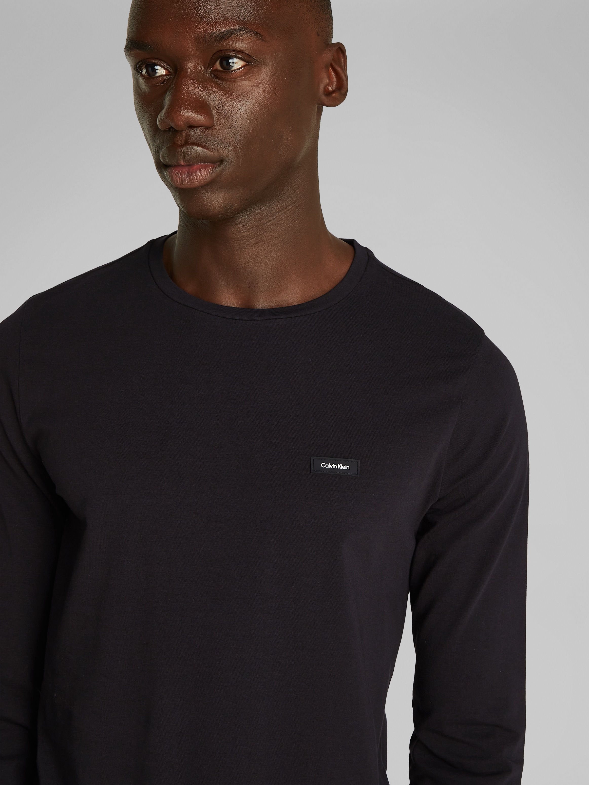 Calvin Klein Langarmshirt »STRETCH SLIM FIT LS T-SHIRT«