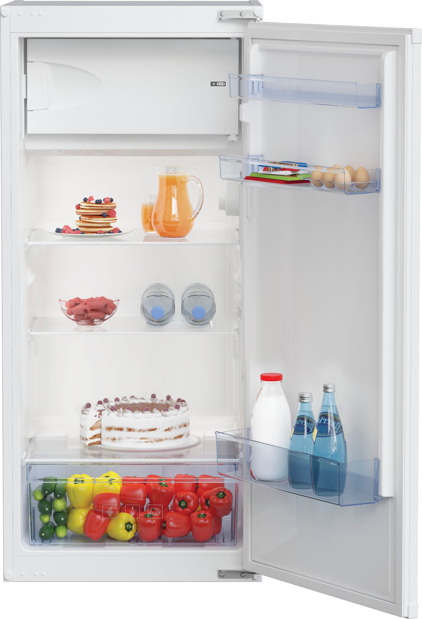 BEKO Einbaukühlschrank »BSSA210K3SN«, BSSA210K3SN, 121,5 cm hoch, 54 cm  breit mit 3 Jahren XXL Garantie | Kühlschränke