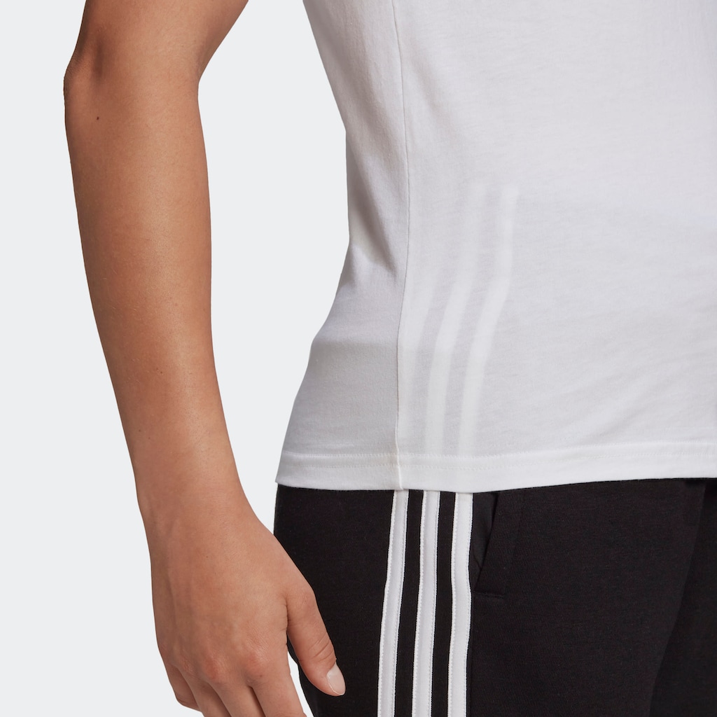 adidas Sportswear T-Shirt »LOUNGEWEAR ESSENTIALS SLIM 3-STREIFEN«