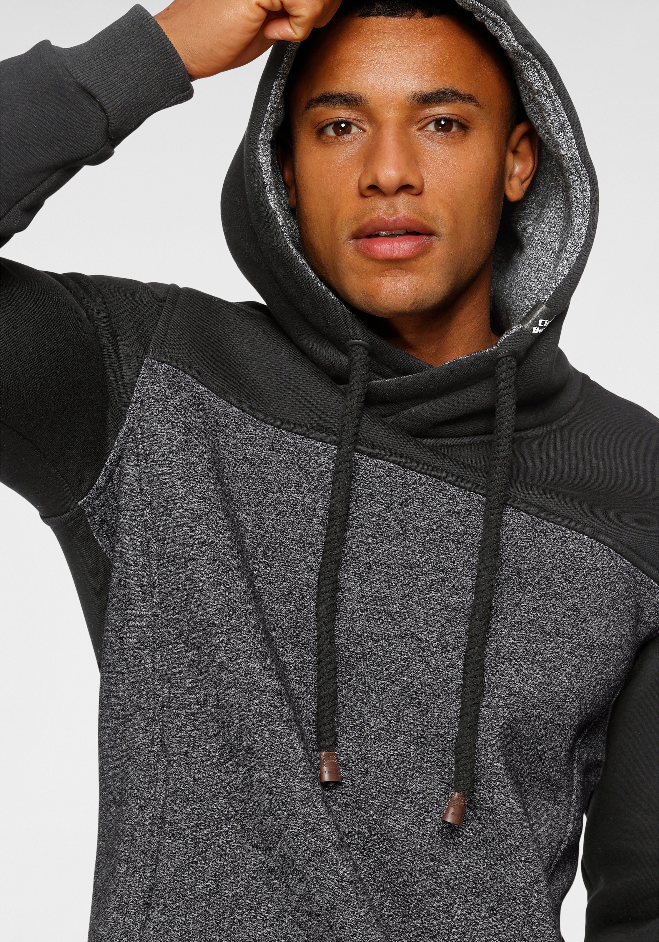 Cipo & Baxx Kapuzensweatshirt, Color Blocking
