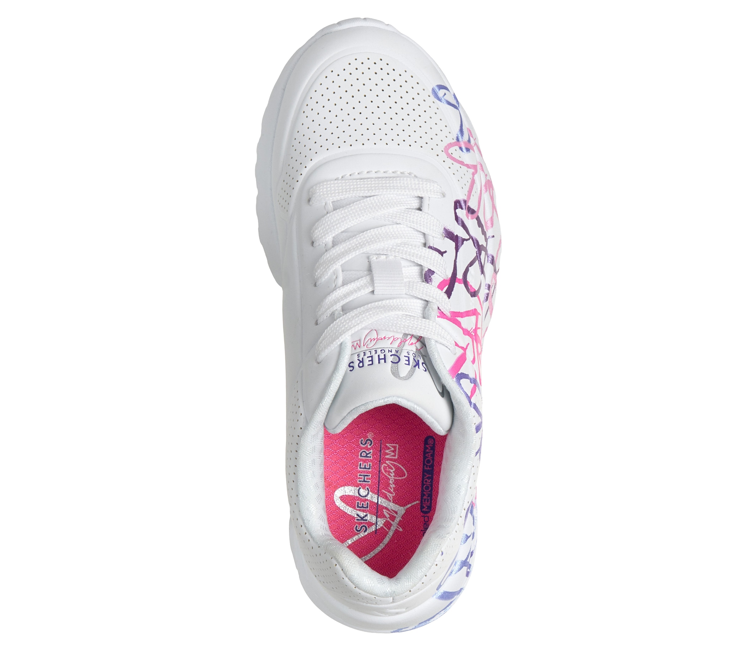 Skechers Sneaker »UNO LITE«  Schnürschuh, Freizeitsneaker, Grössenschablone zum Download