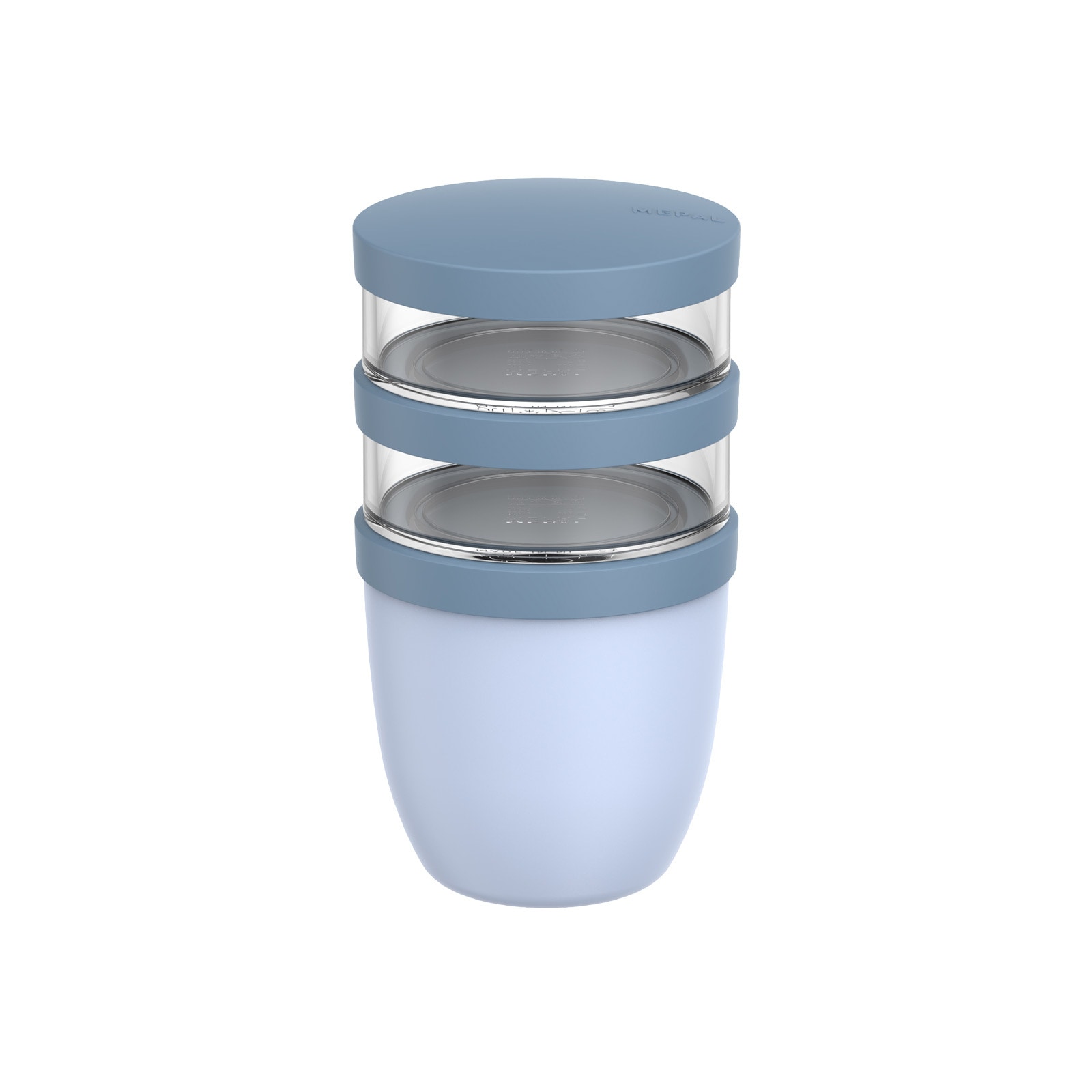 Mepal Lunchbox »Lunchpot Ellipse 500 ml + 2x 200 ml« Spülmaschinengeeignet, Mikrowellenfest