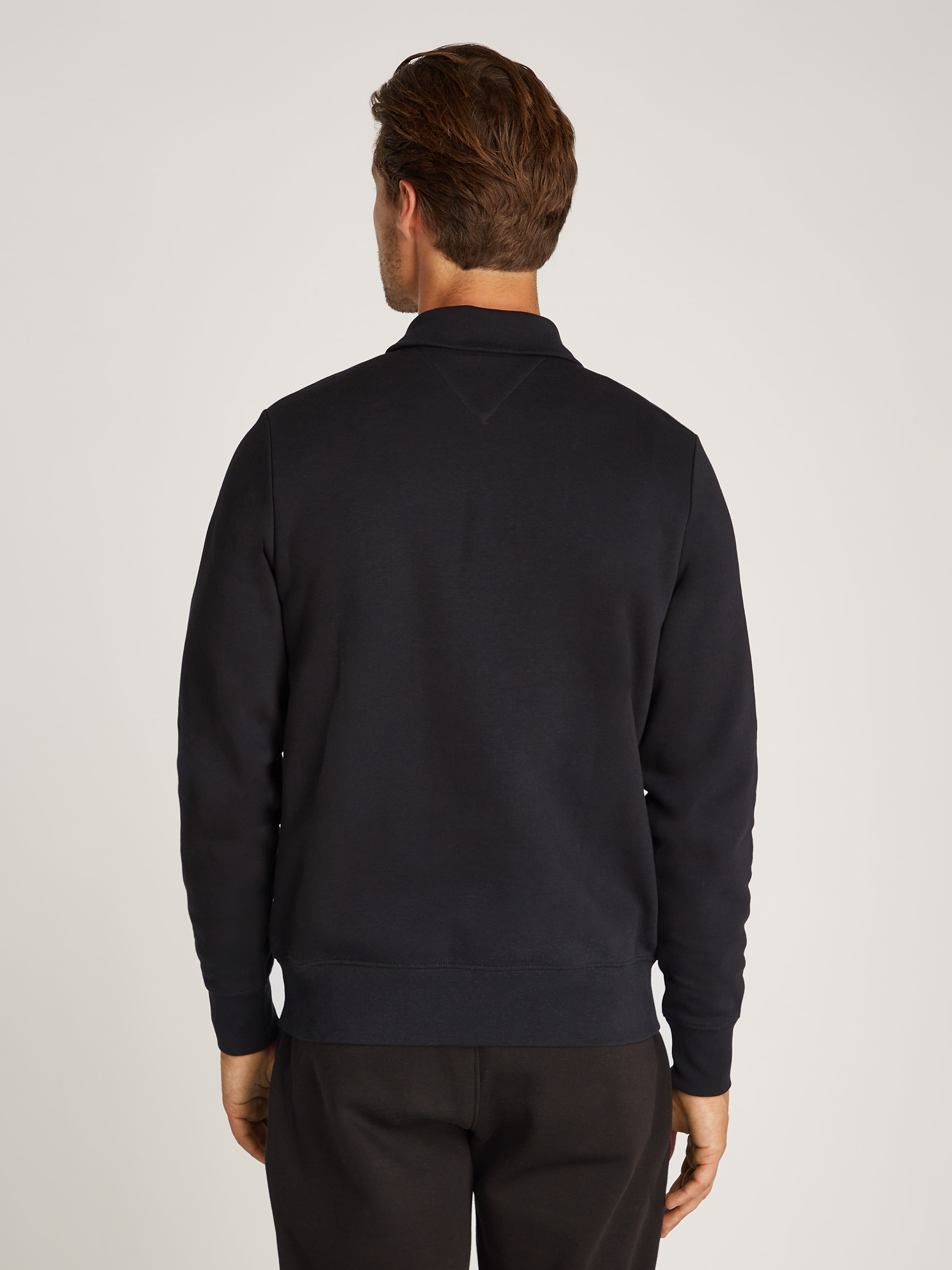 Tommy Hilfiger Sweatshirt »ROUNDALL STAND COLLAR ZIP«, mit Stehkragen und Reißverschluss