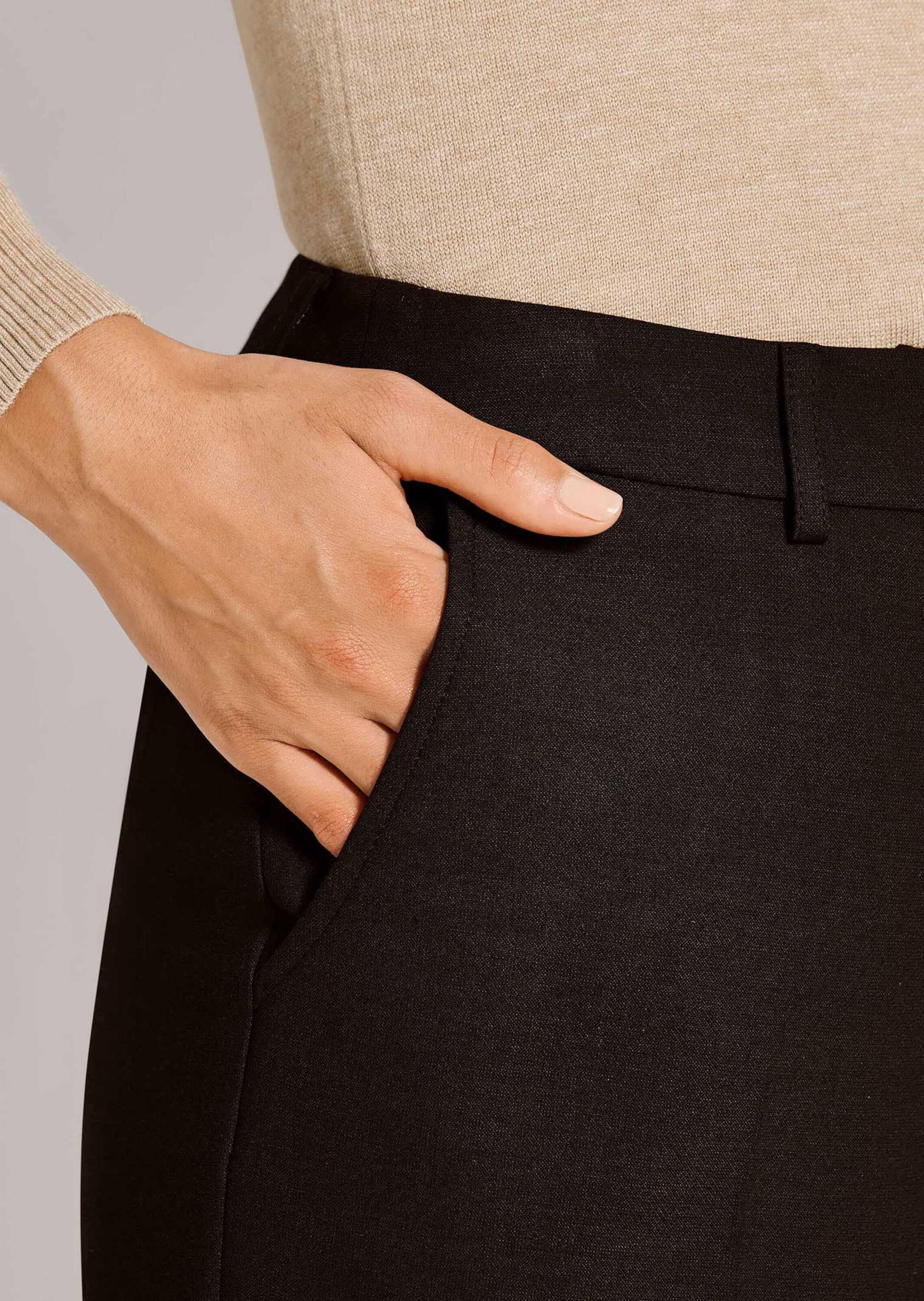 MADELEINE Bügelfaltenhose »Hose Weite Bügelfalten-Hose, 7/8-Länge«