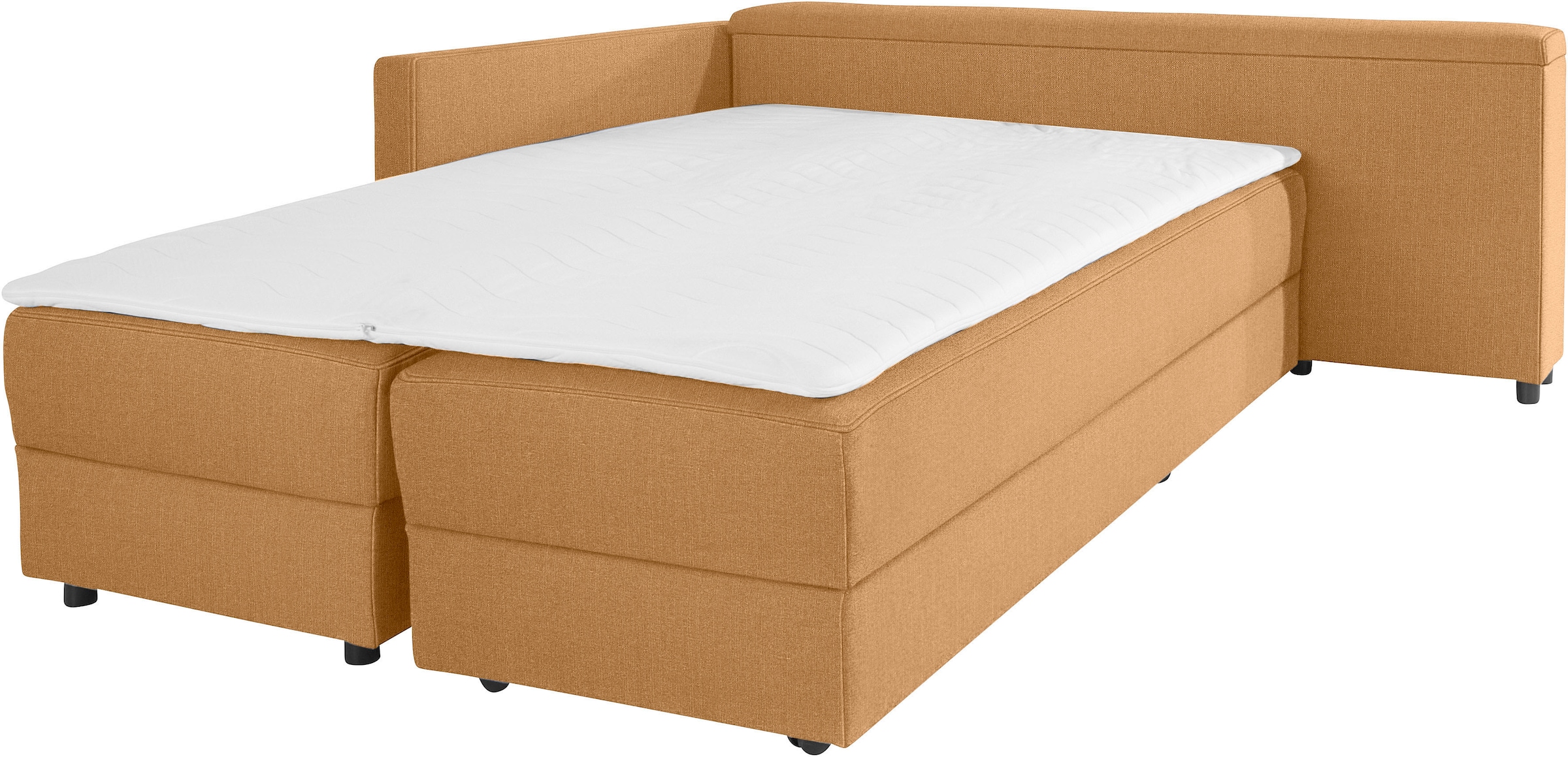 LOOKS by Wolfgang Joop Ecksofa »LooksIII L-Form« durch Drehfunktion zum Bett wandelbar, inklusive Staufach