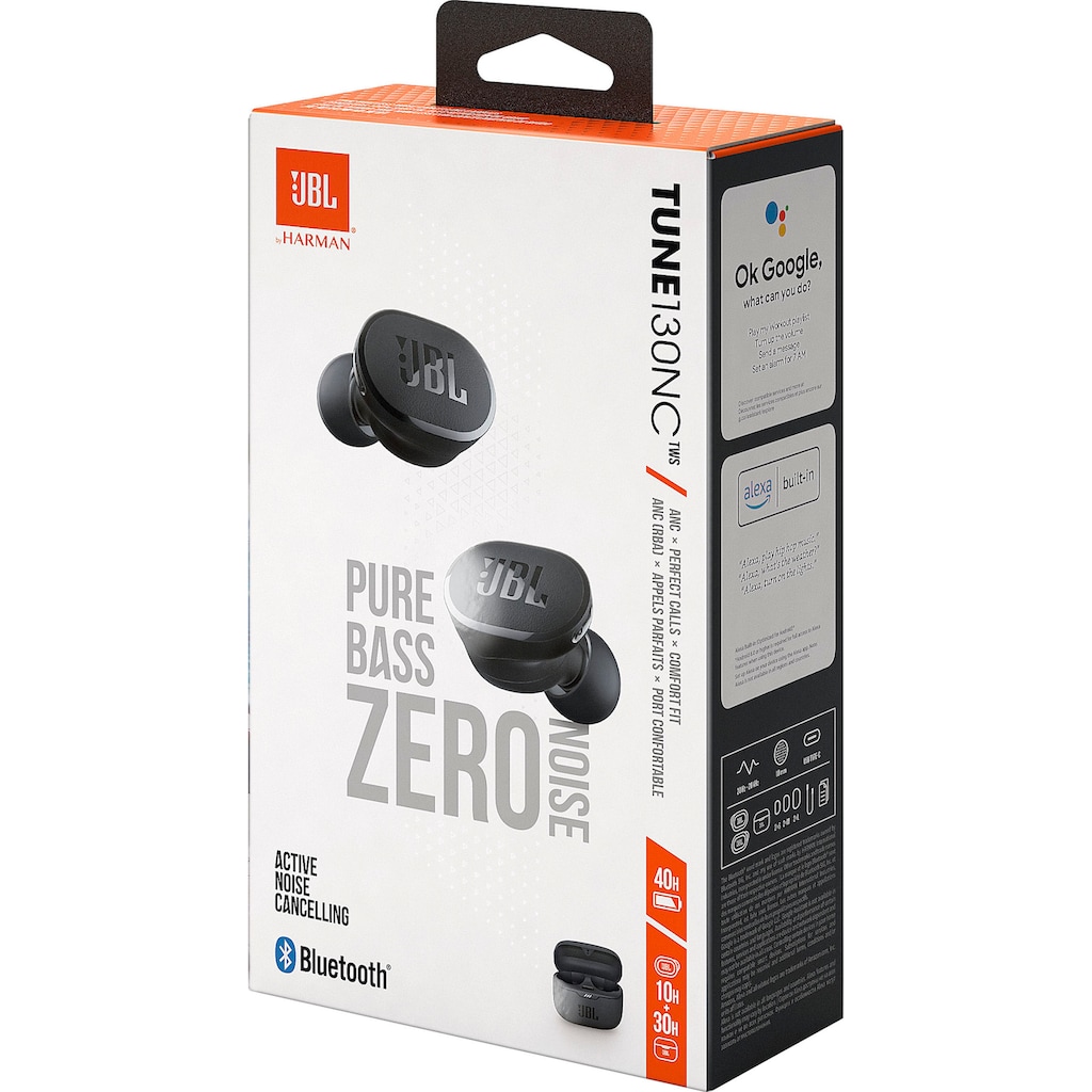 JBL In-Ear-Kopfhörer »Tune 130NC TWS«, Bluetooth, Active Noise Cancelling (ANC)-True Wireless