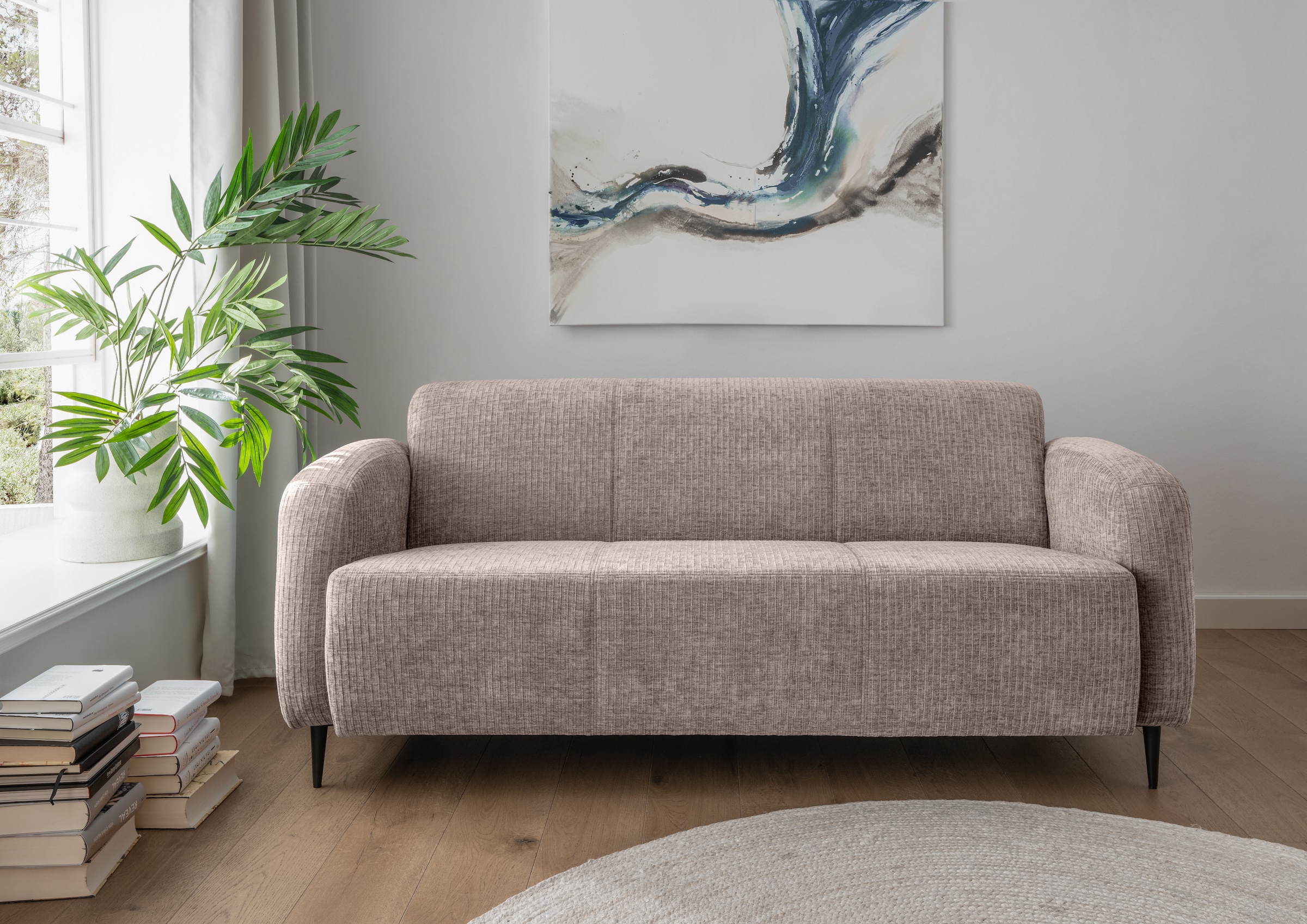 Home affaire Polstergarnitur »Marone bequem, zeitlos & elegant« Set, 3-Sitzer, 2-Sitzer, Sessel, 3 Stk. tlg. auch einzeln erhältlich