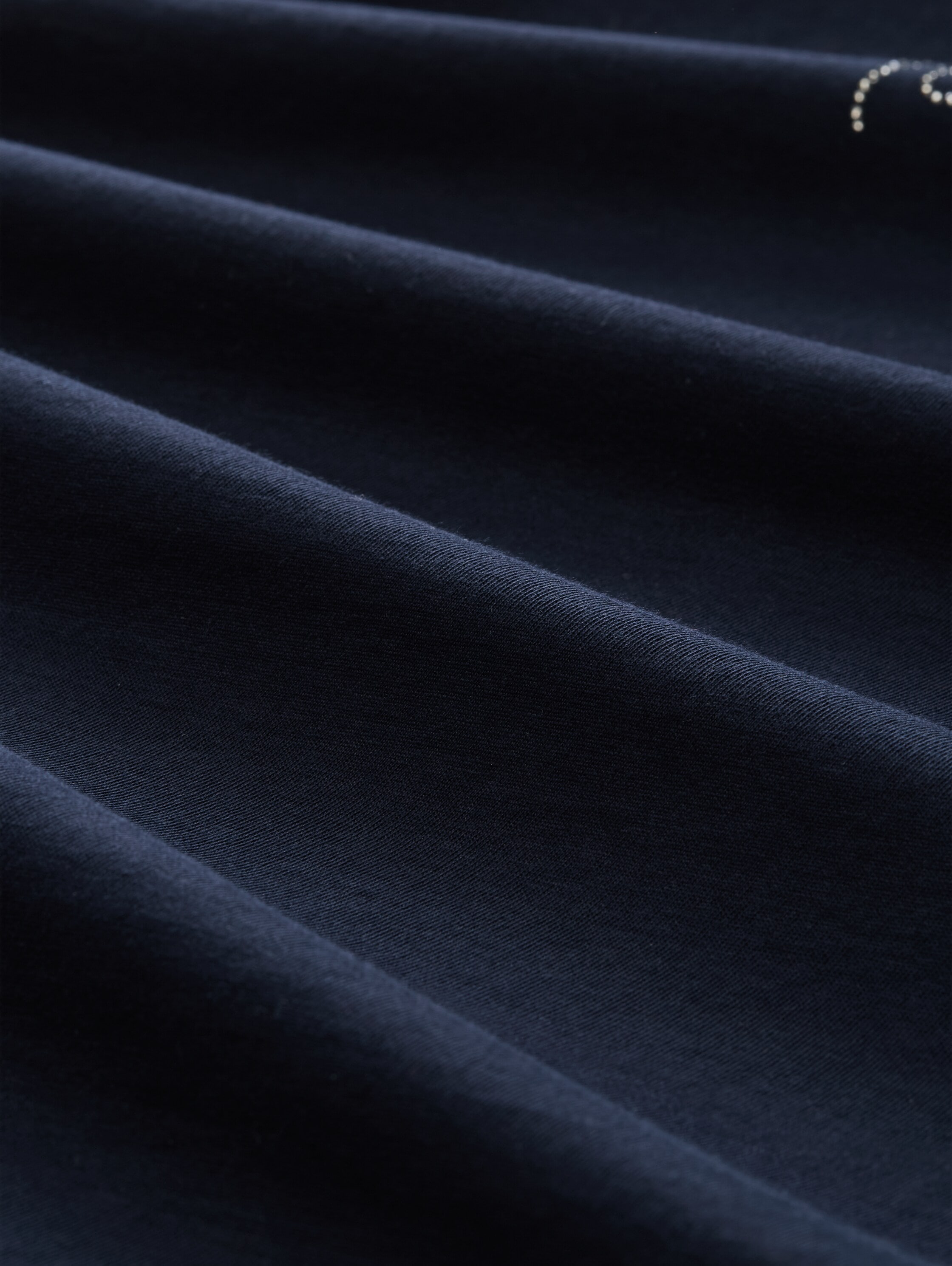 TOM TAILOR Kurzarmshirt Sommershirt mit Glitzer-Wording