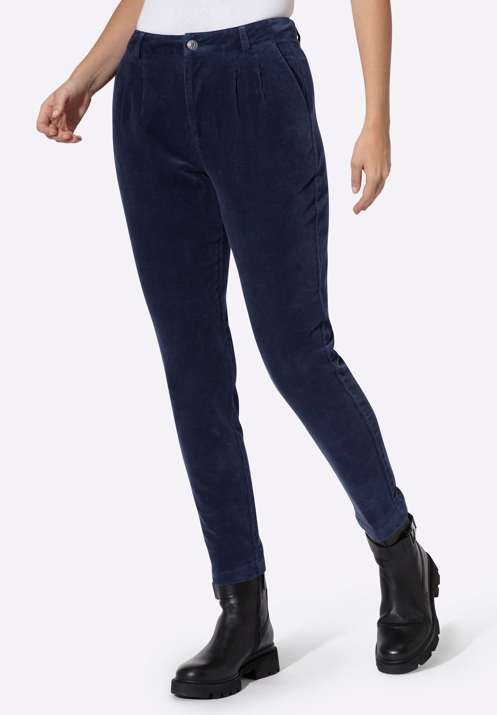 heine Cordhose »Cord-Hose Cordhose mit Bundfalten«