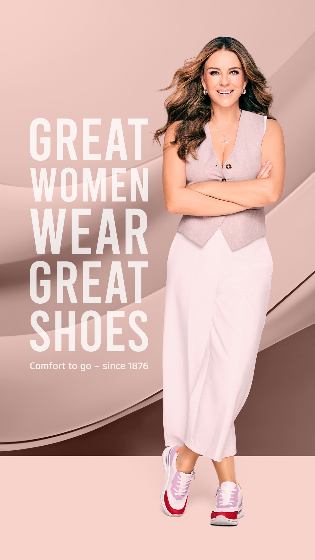 Remonte Keilsneaker »Elisabeth Hurley-Collection«, Freizeitschuh, Halbschuh, Schnürer mit herausnehmbarer Soft-Einlage