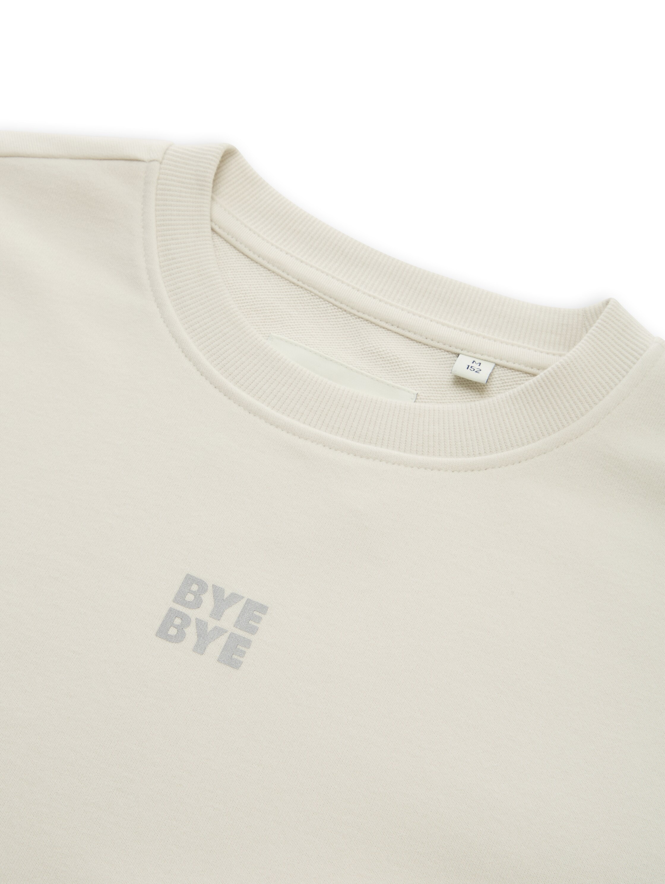 TOM TAILOR Sweatshirt , mit reflektierendem Print
