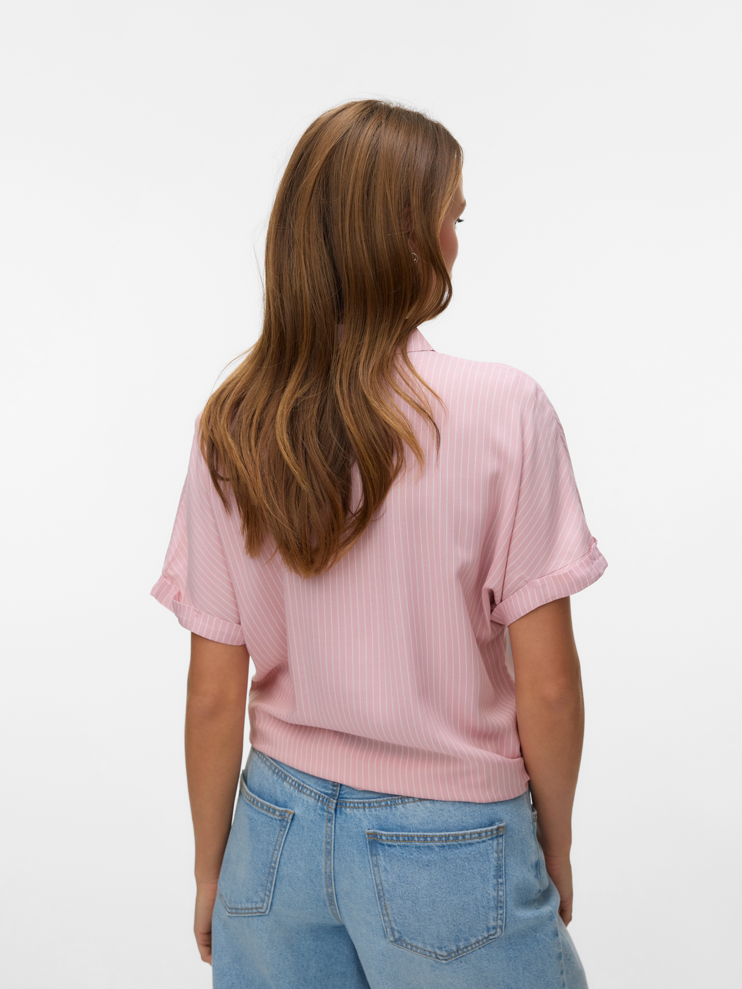 Vero Moda Kurzarmbluse »VMALICE SS SHIRT WVN NOOS« Viskose