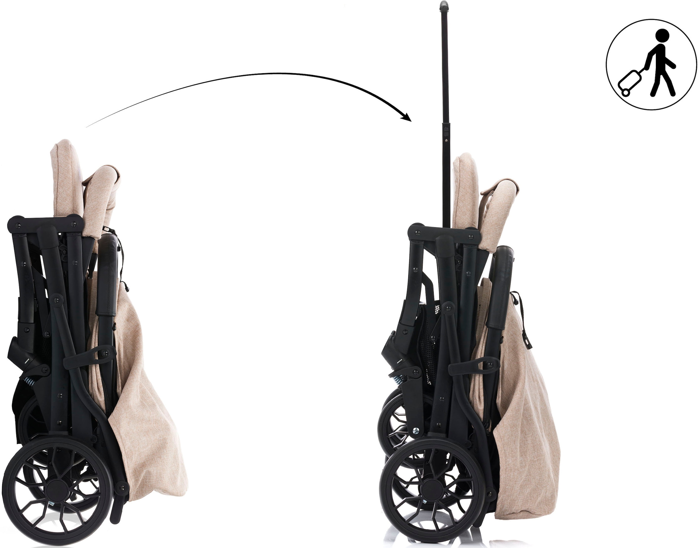 Fillikid Kinder-Buggy »Fill Styler Elite, sand melange«, 22 kg