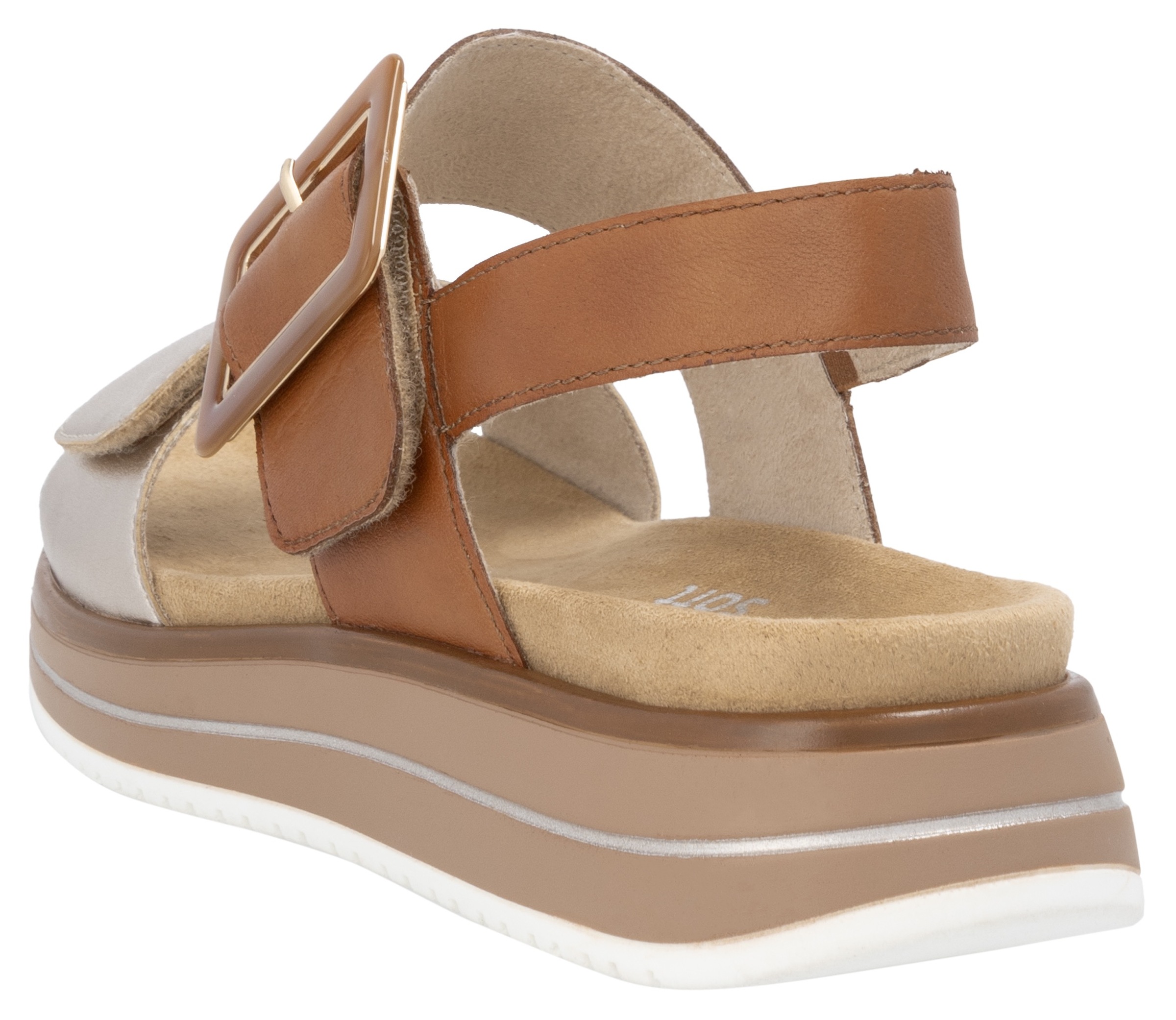 Remonte Keilsandalette, Sommerschuh, Riemchensandale mit komfortablem Softfußbett