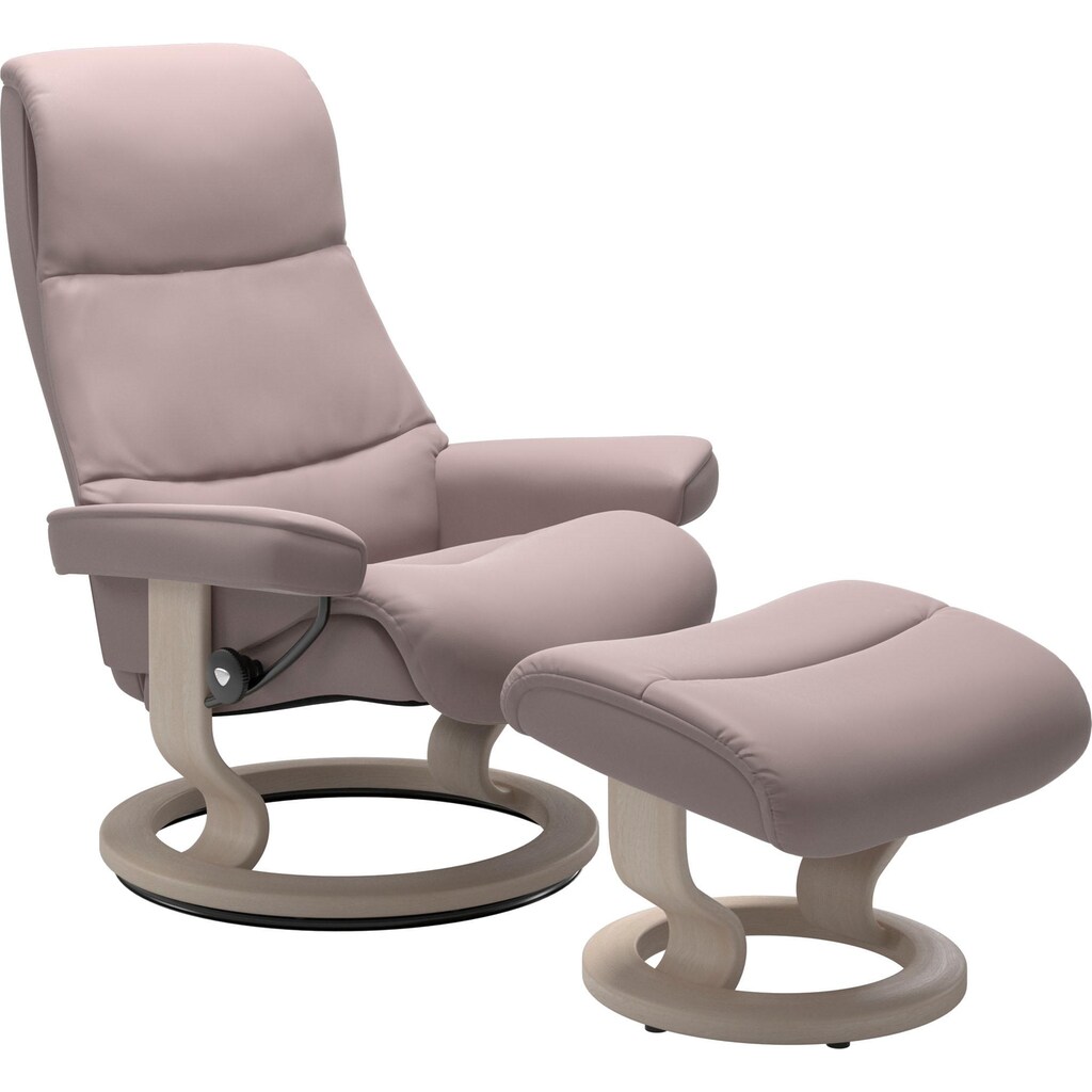 Stressless® Relaxsessel »View«, mit Classic Base, Größe S,Gestell Whitewash