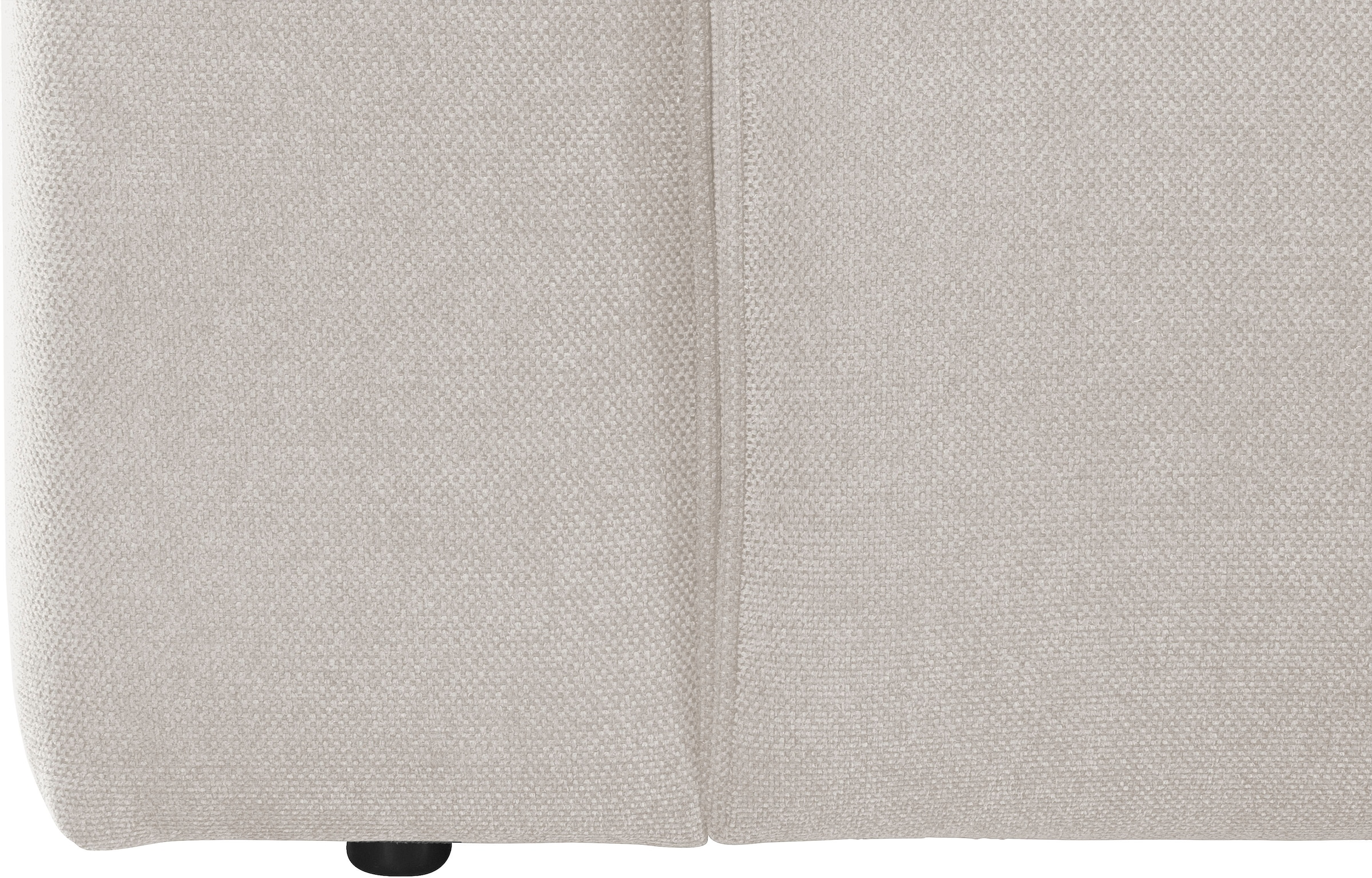 andas 3-Sitzer »Noord mit Kedernaht, Breite 232 cm«, Cord, Struktur, Webstoff, mit Wellenunterfederung, Massivholzrahmen