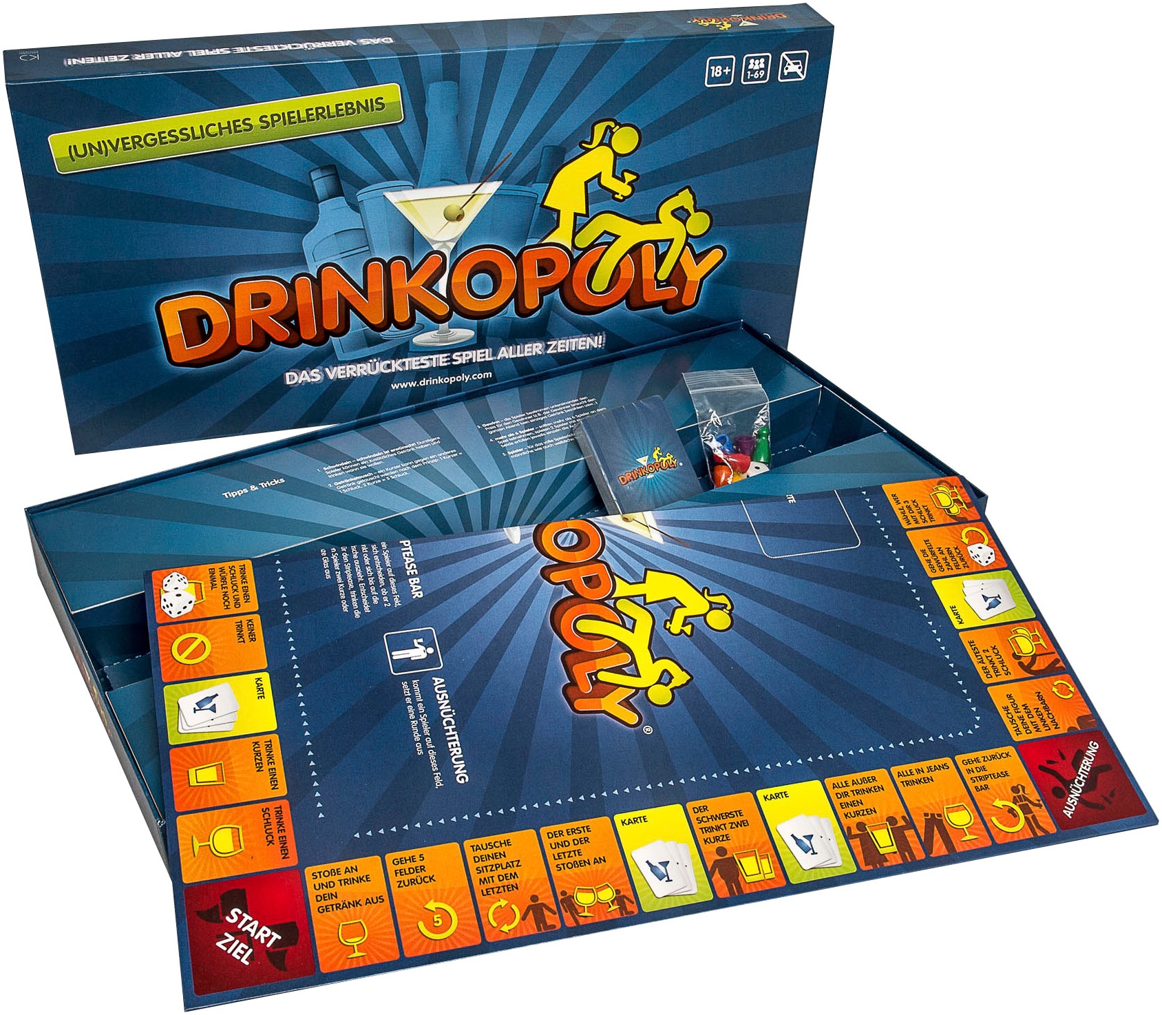 Spiel »Drinkopoly«, Made in Germany