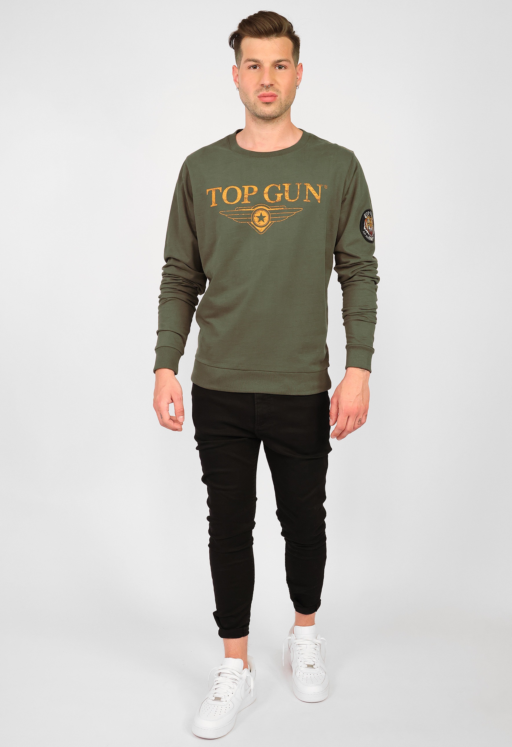 TOP GUN Sweatshirt »Sweater TG20213005«
