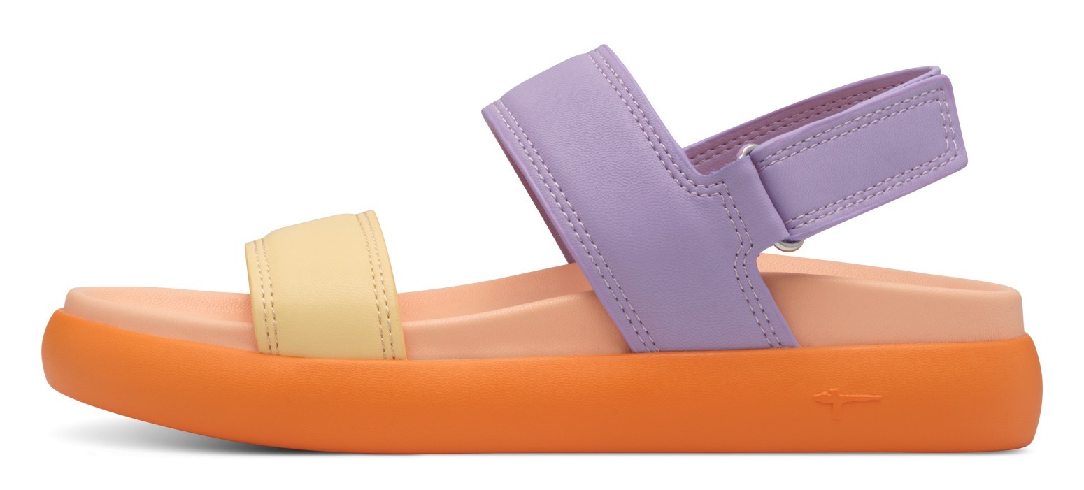 Tamaris Riemchensandale  , Plateau, Sommerschuh, Klettschuh, Sandalette in veganer Verarbeitung