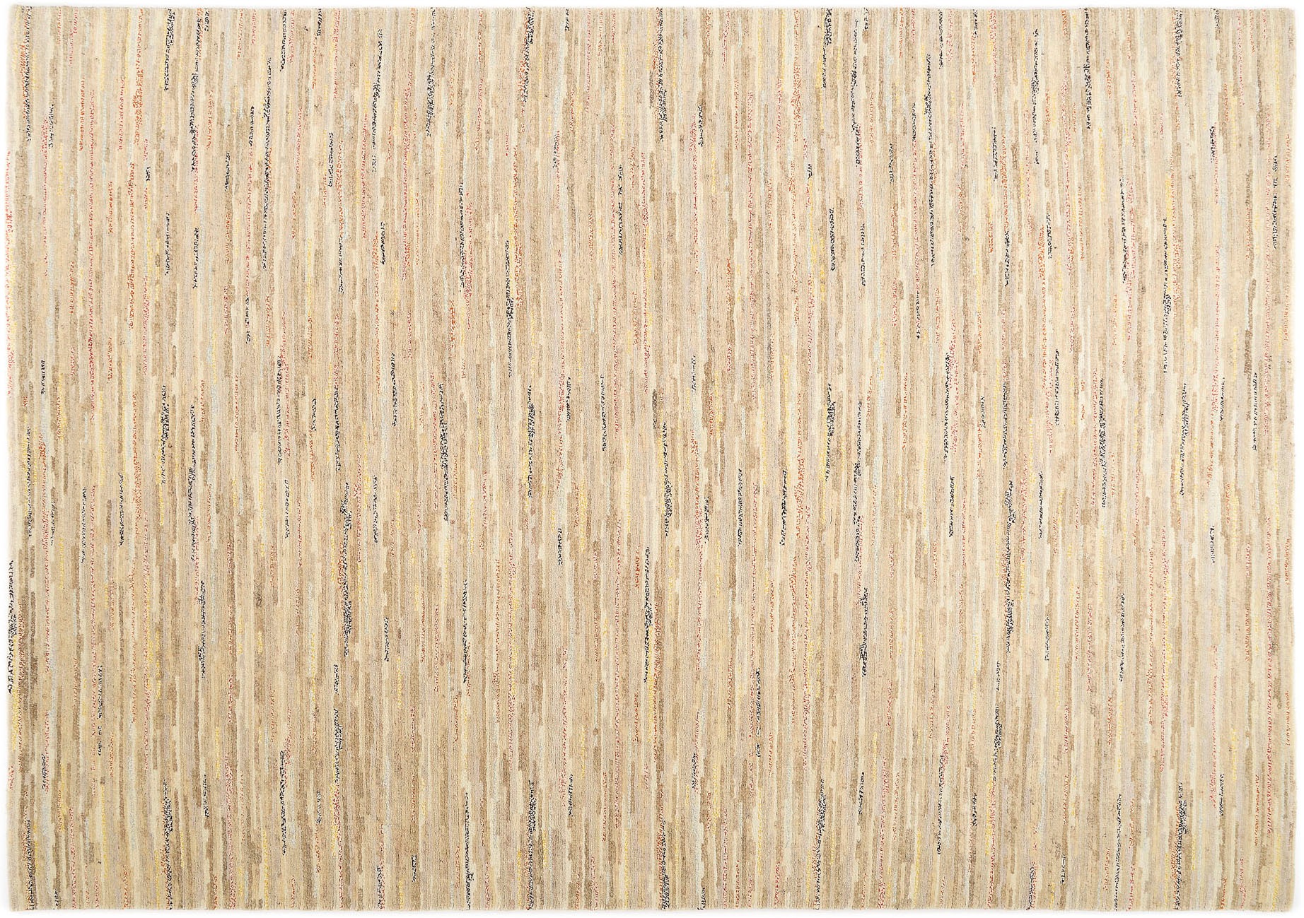 OCI DIE TEPPICHMARKE Orientteppich »HIMALI  LINEA« rechteckig 5 mm Höhe reine Wolle, handgeknüpft, mit Fransen, Wohnzimmer