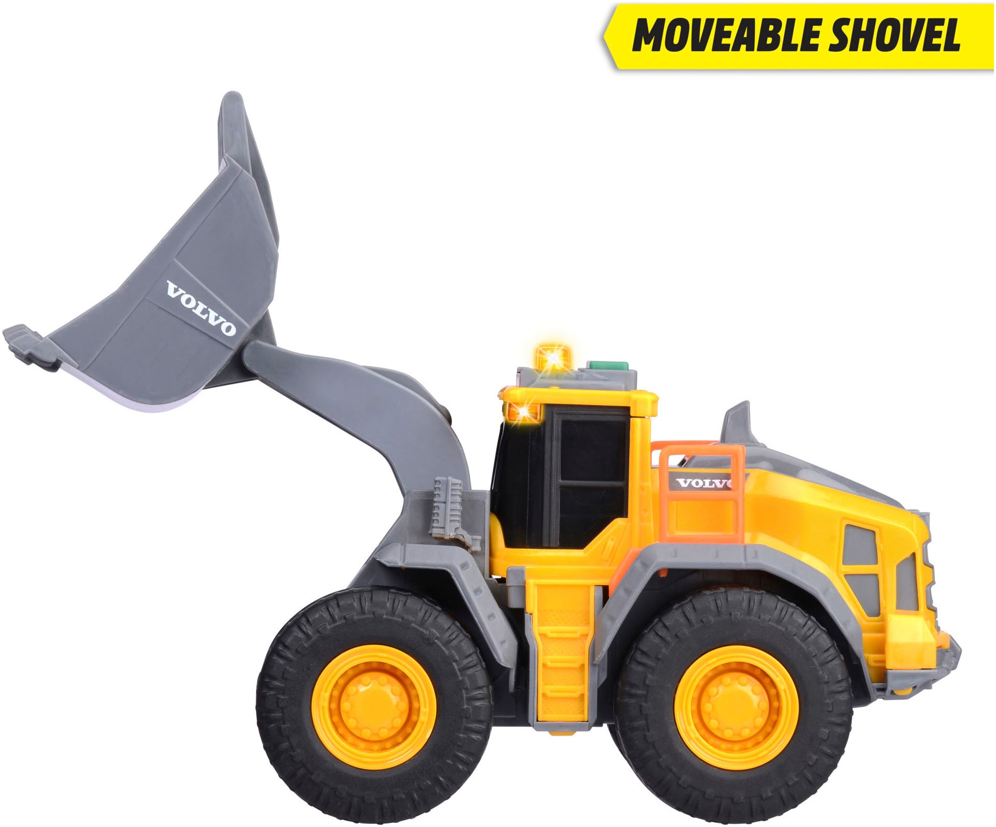 Dickie Toys Spielzeug-Radlader »Volvo Wheel Loader«, mit Licht und Sound