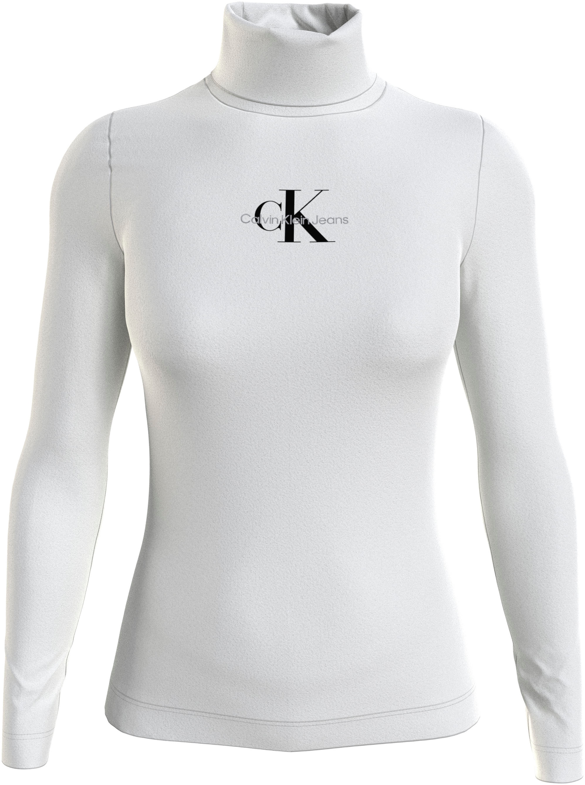 Calvin Klein bei »MONOLOGO ROLL RIB NECK« ♕ Jeans Langarmshirt