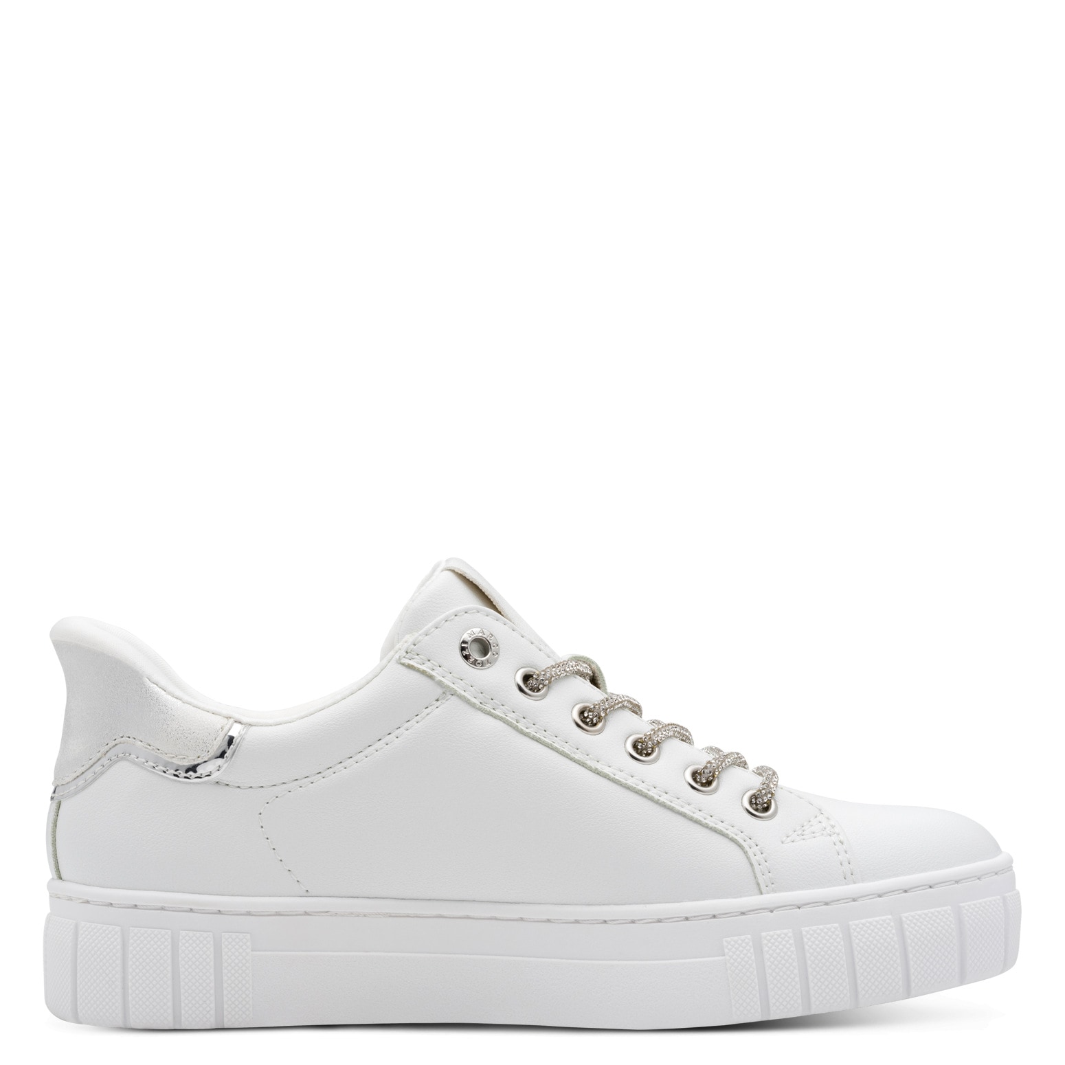 MARCO TOZZI Plateausneaker  , Freizeitschuh, Halbschuh, Schnürschuh mit gepolstertem Schaftrand