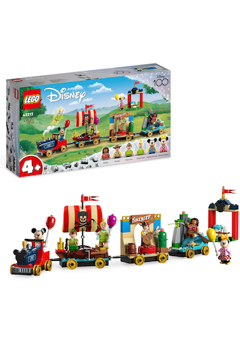 Konstruktionsspielsteine »Disney Geburtstagszug (43212), LEGO® Disney«, (200 St.)