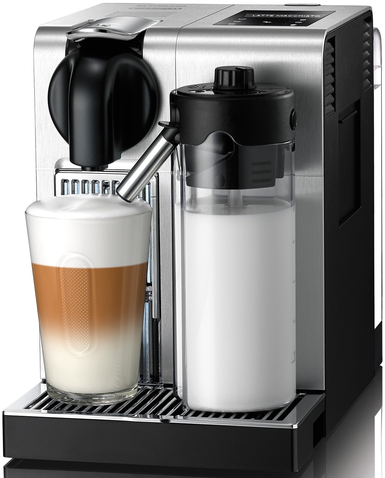 Nespresso Kapselmaschine »Lattissima 14 mit 750.MB Garantie Willkommenspaket 3 EN Kapseln von inkl. mit Silver«, Pro Jahren XXL DeLonghi