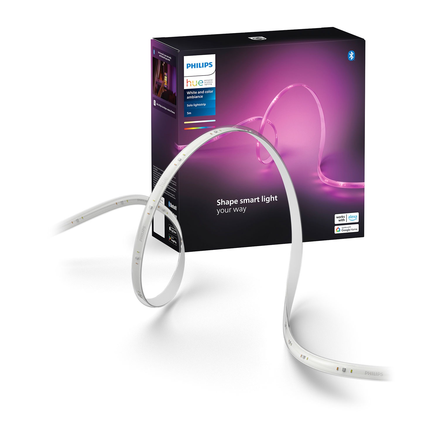 Philips Hue LED Stripe »White & Color Ambiance Solo Lightstrip 5m«, 1 St.-flammig