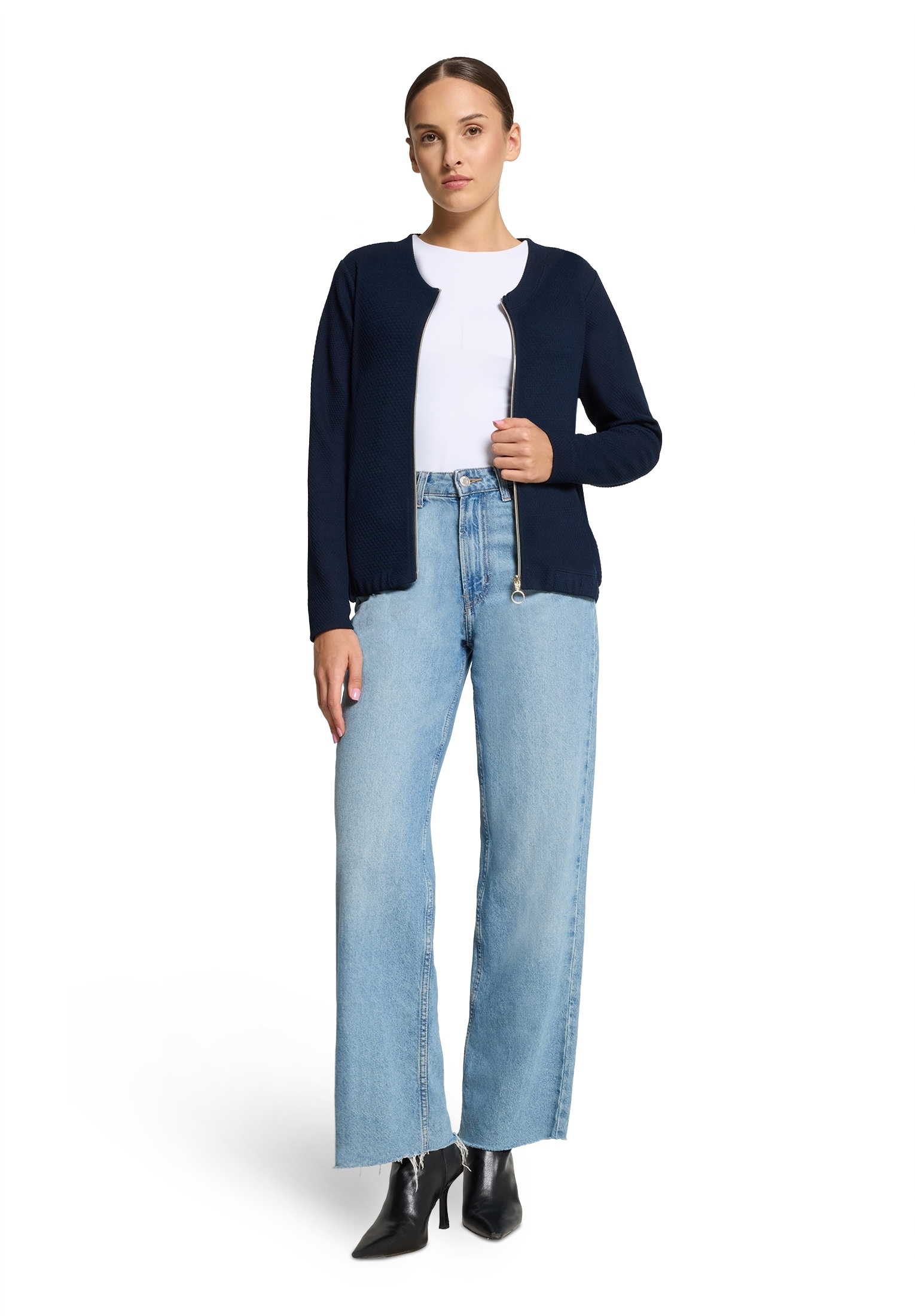 Betty Barclay Sweatshirt »Shirtjacke mit Struktur«