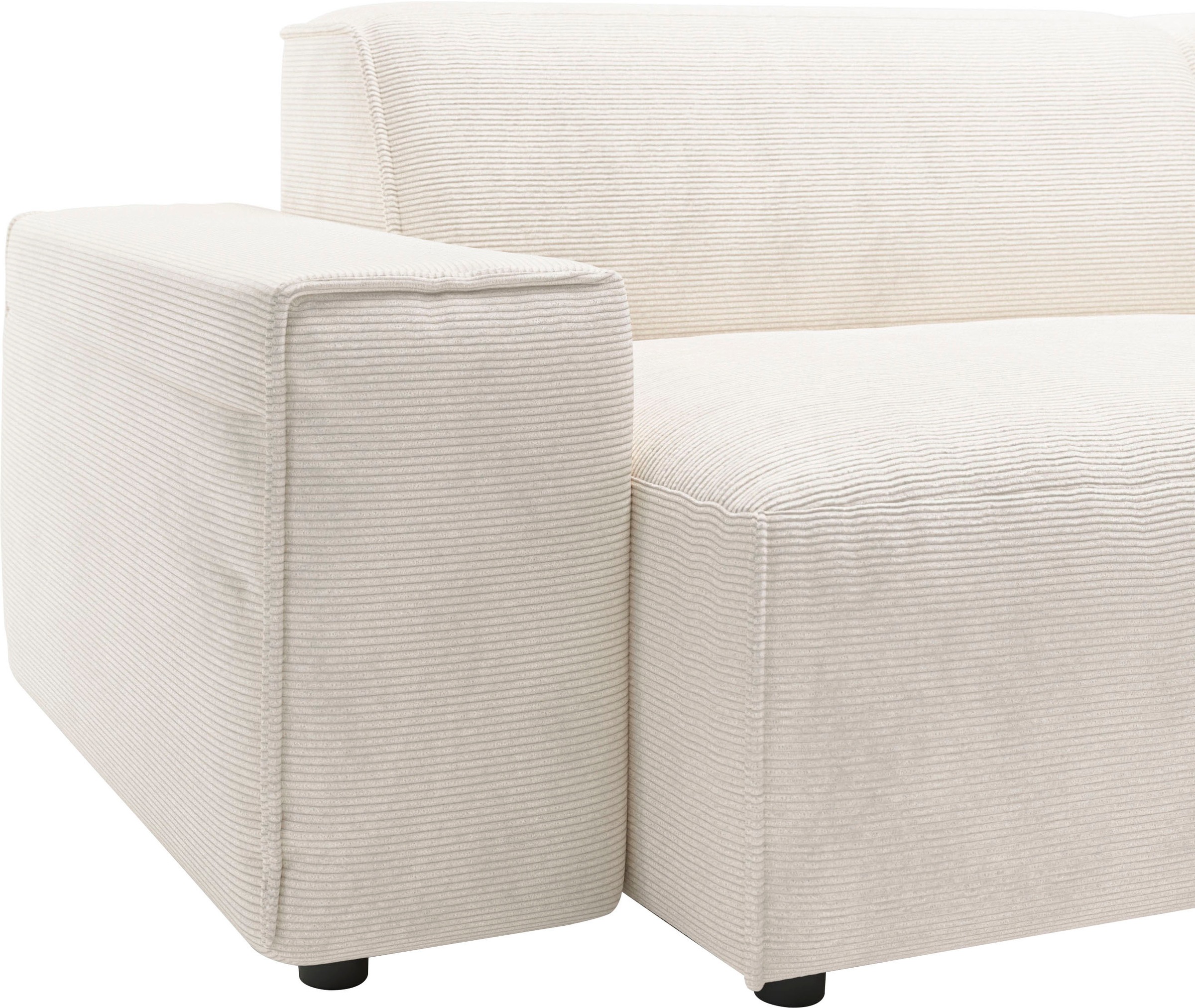 Home affaire Ecksofa »Glimminge L-Form  auch in Breitcord, Feincord + Easy care-Bezug,« Breite 264,  Zierkissen