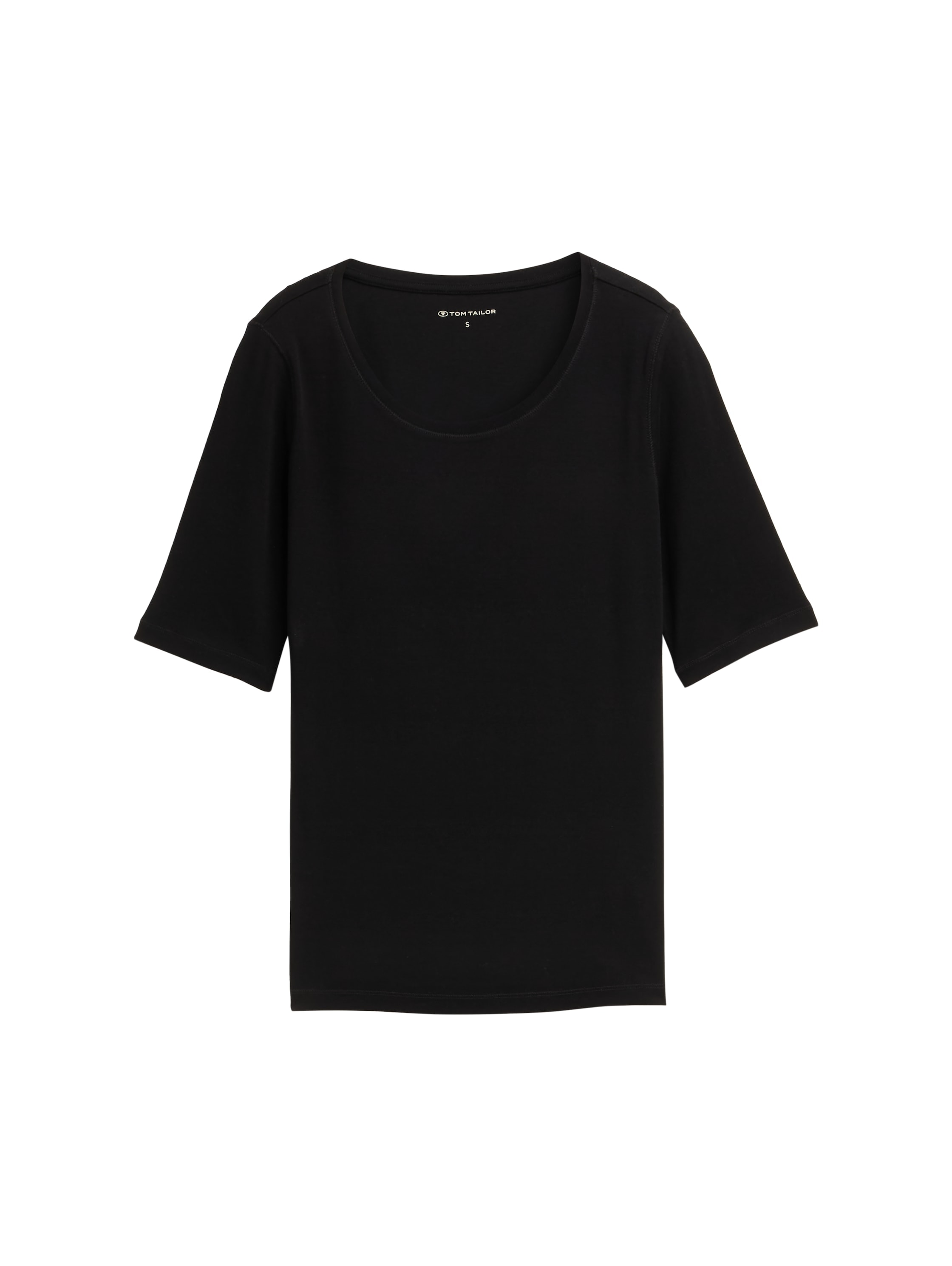 TOM TAILOR T-Shirt, mit großem Rundhalsausschnitt