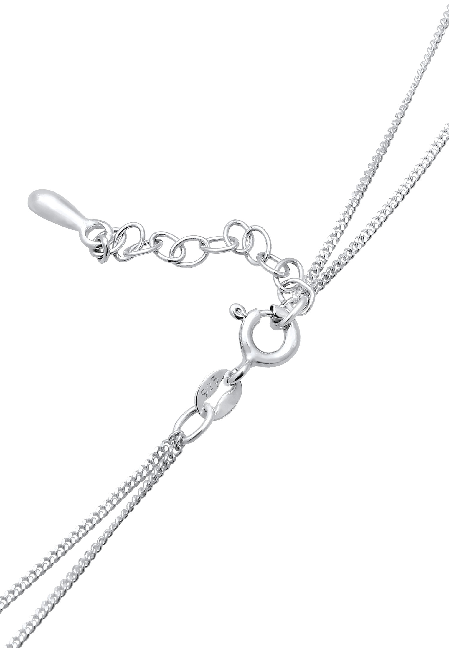 Elli Y-Kette »Halskette Choker Y-Layer Kristalle 925 Silber«