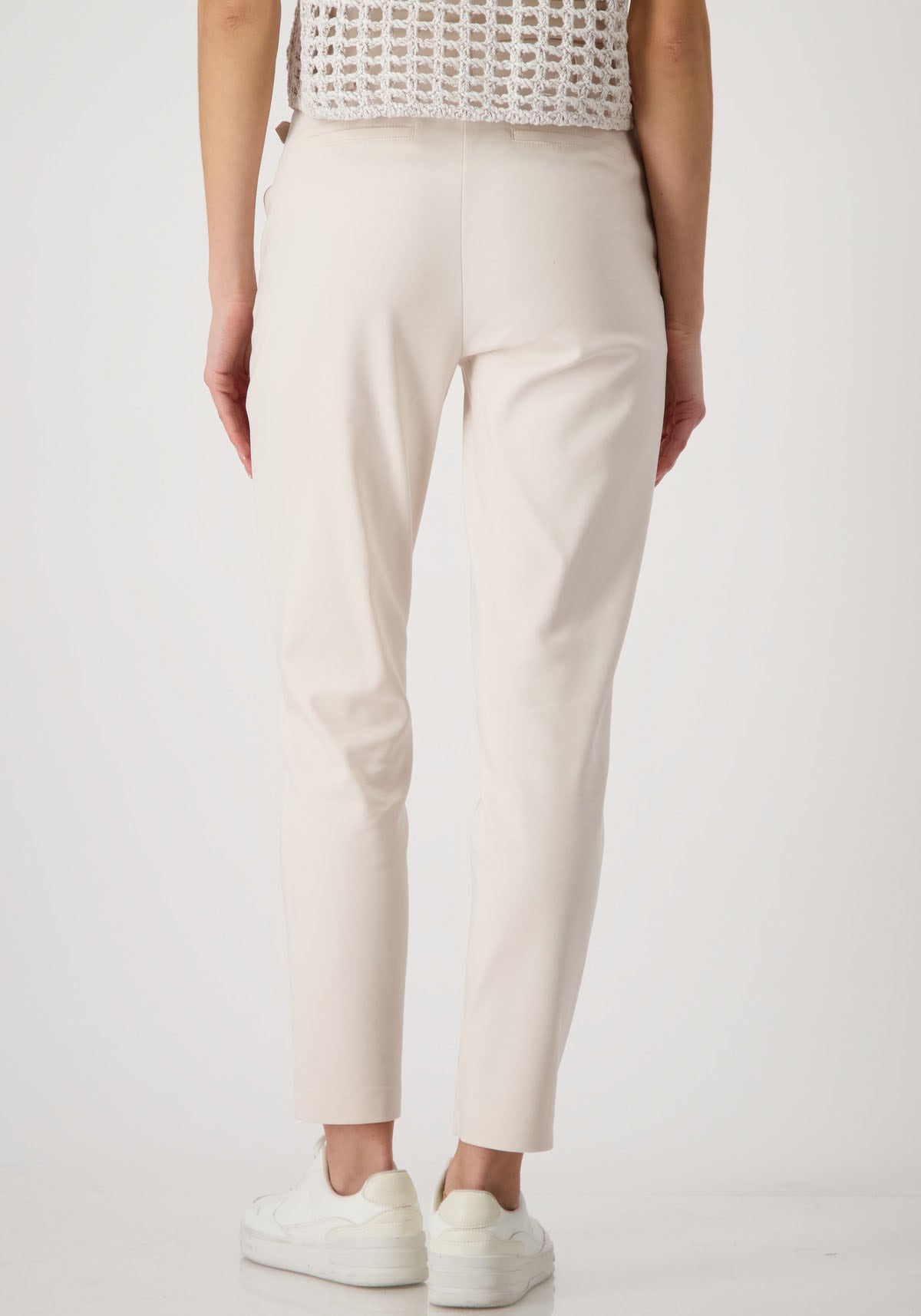 Monari Röhrenhose, mit Zierriegeln
