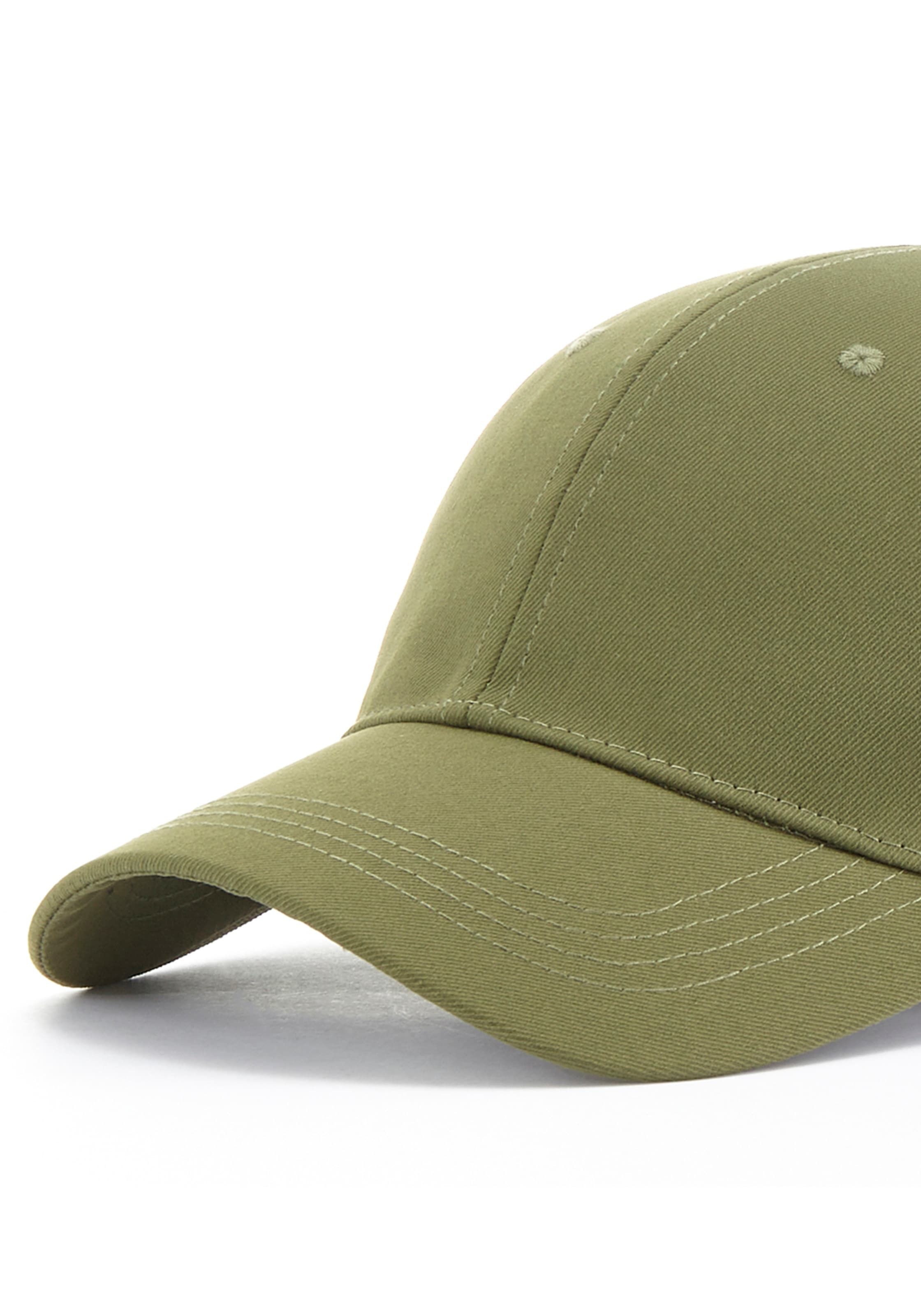 LASCANA Schirmmütze, Baseball Cap, Sommerhut, Kopfbedeckung mit Klettverschluss VEGAN