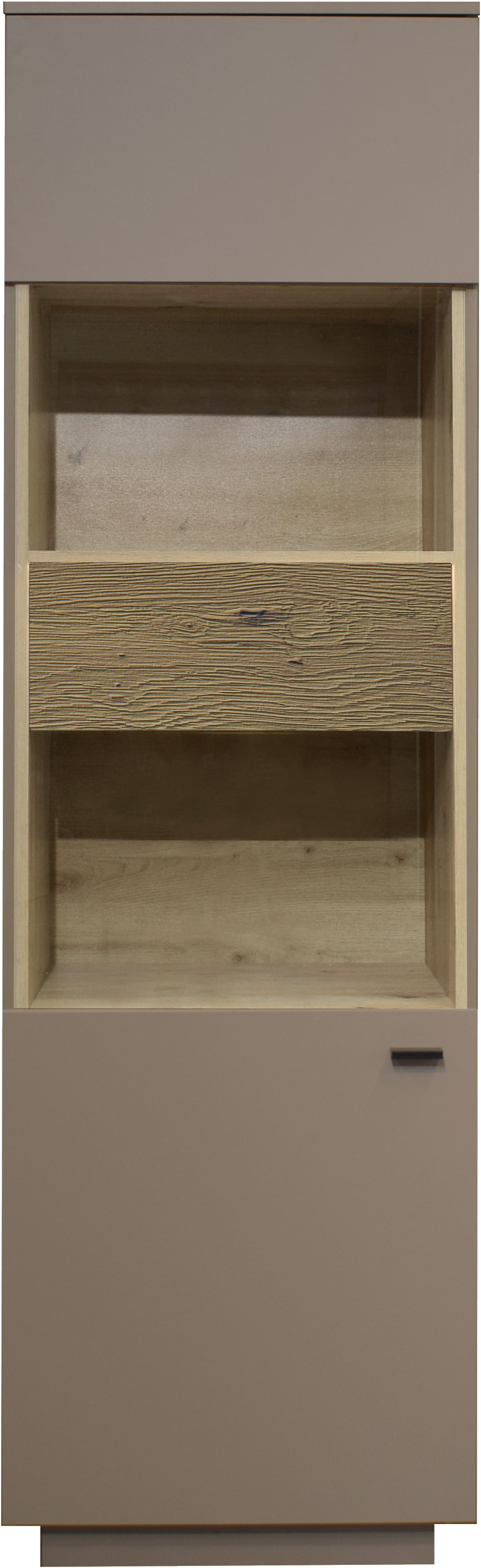 Mäusbacher Standvitrine Standvitrine, BHT  60/196/45 cm, inkl. Griffbeleuchtung, Türdämpfung