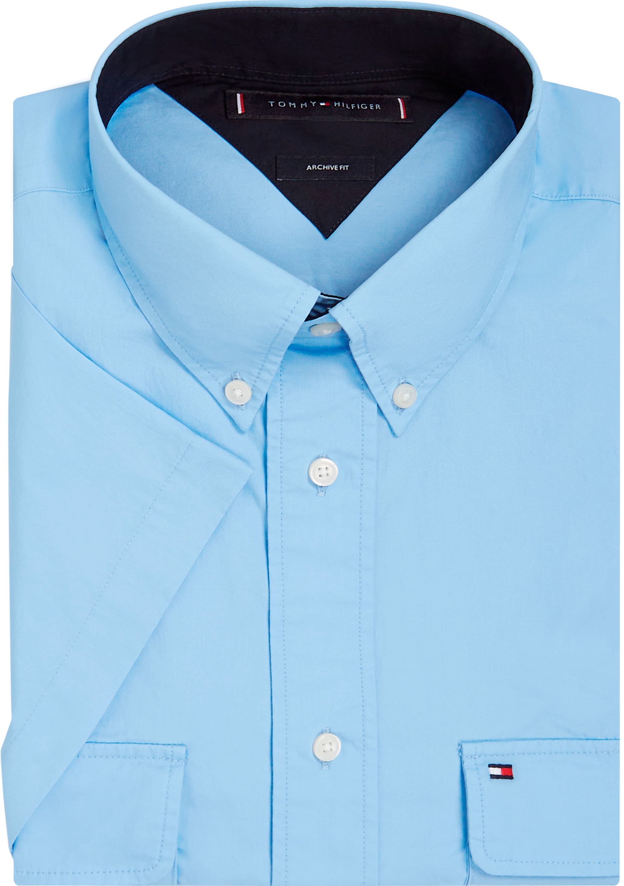 Tommy Hilfiger Kurzarmhemd »WCC POPLIN TWO POCKET SHIRT S/S«