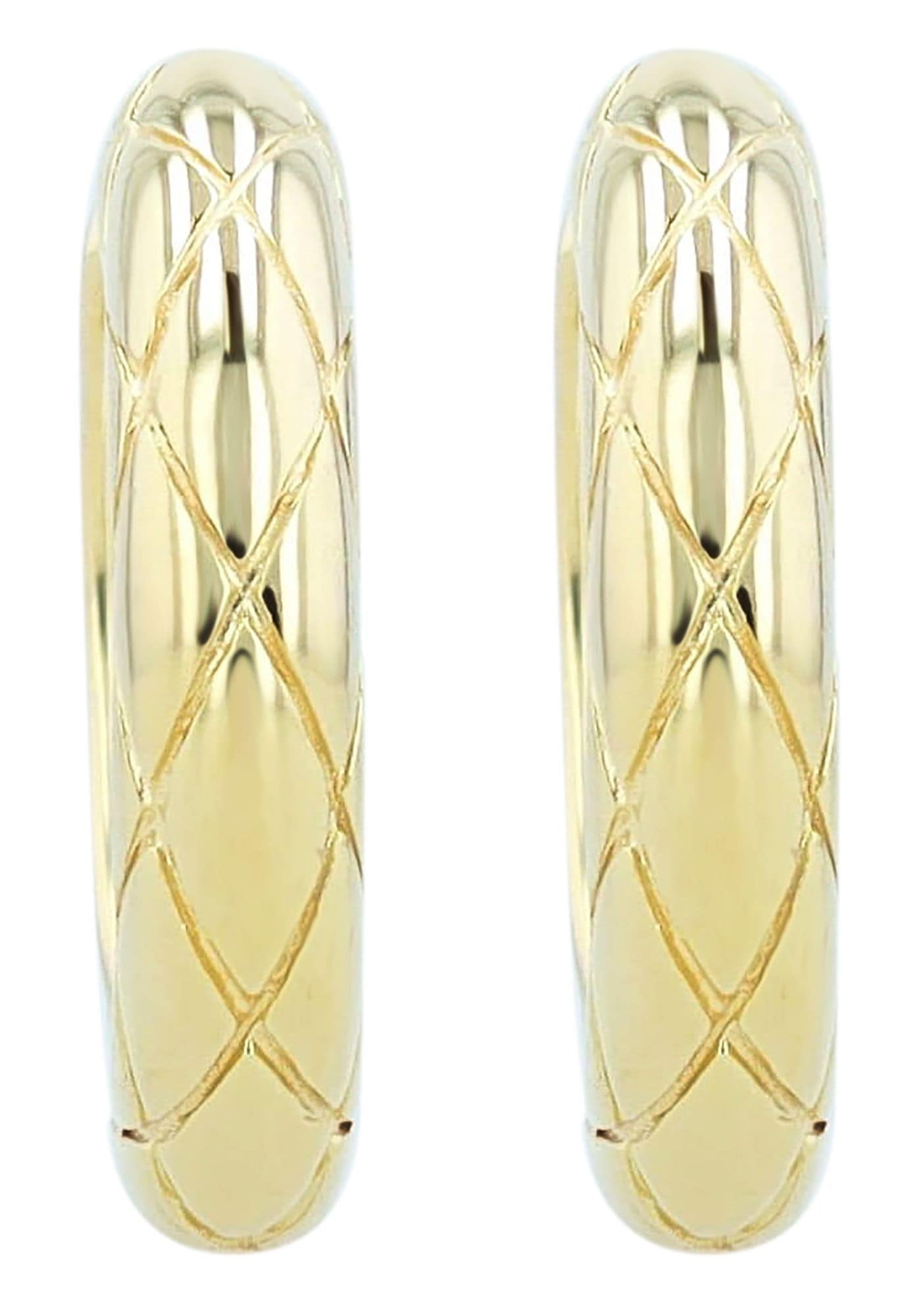 Adelia´s Paar Creolen »Damen Ohrringe ¿ Klappcreole aus 925 Silber«