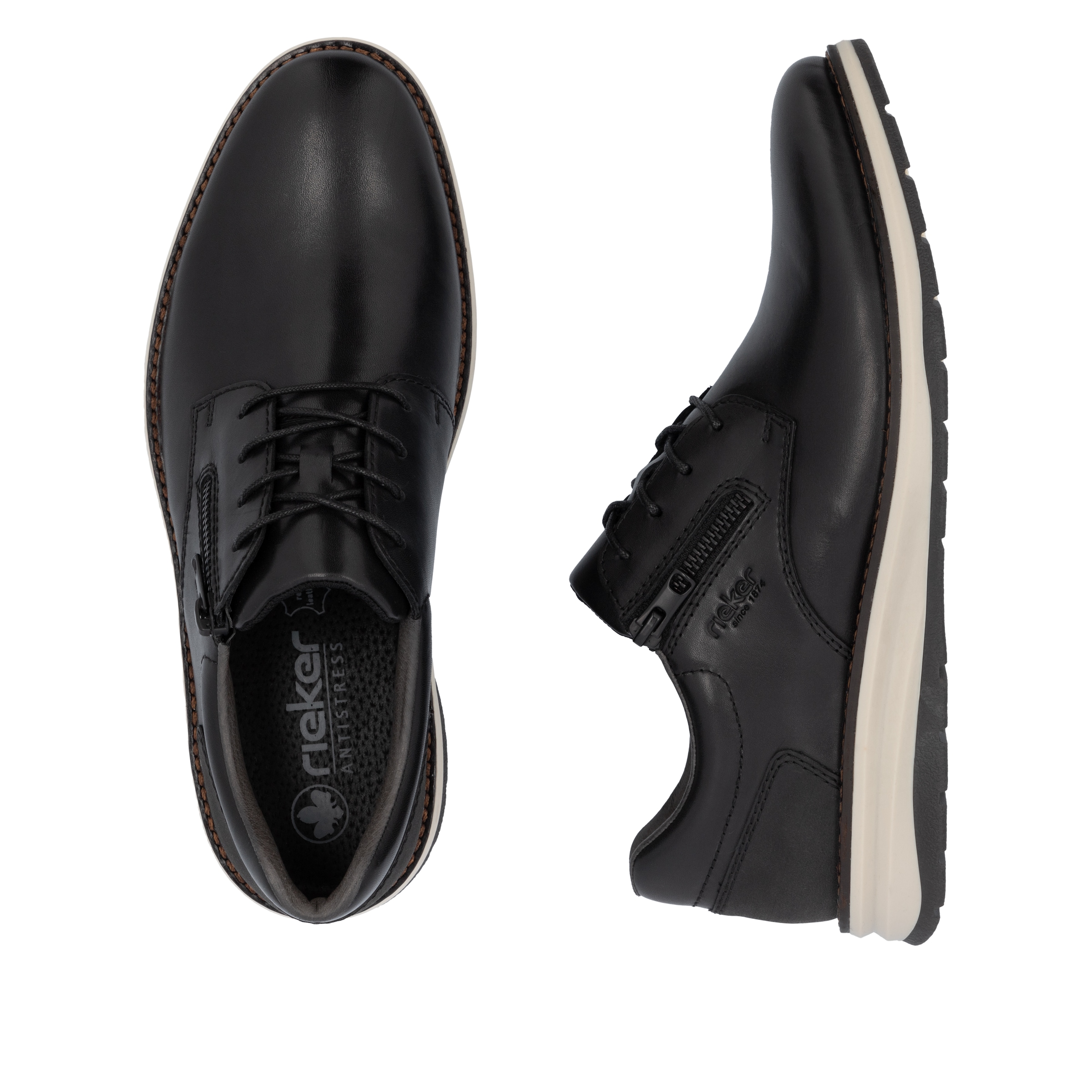 Rieker Schnürschuh  Festtagsschuh, Halbschuh, Business-Schnürer mit weicher Innensohle