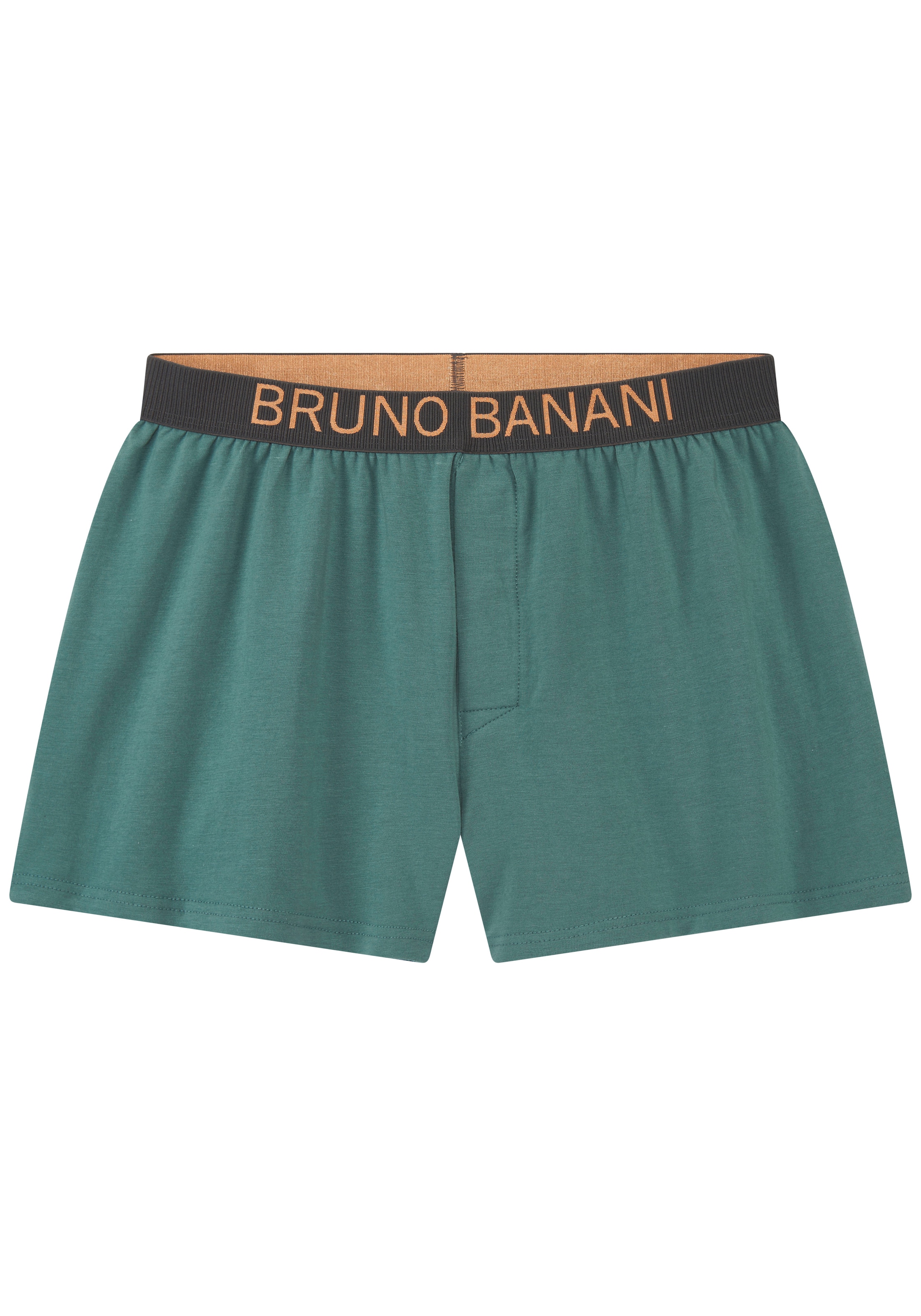 Bruno Banani Weiter Boxer »Boxershorts in lockerer Passform« Packung, 3 Stk. mit weichem und elastischem Rippenbündchen