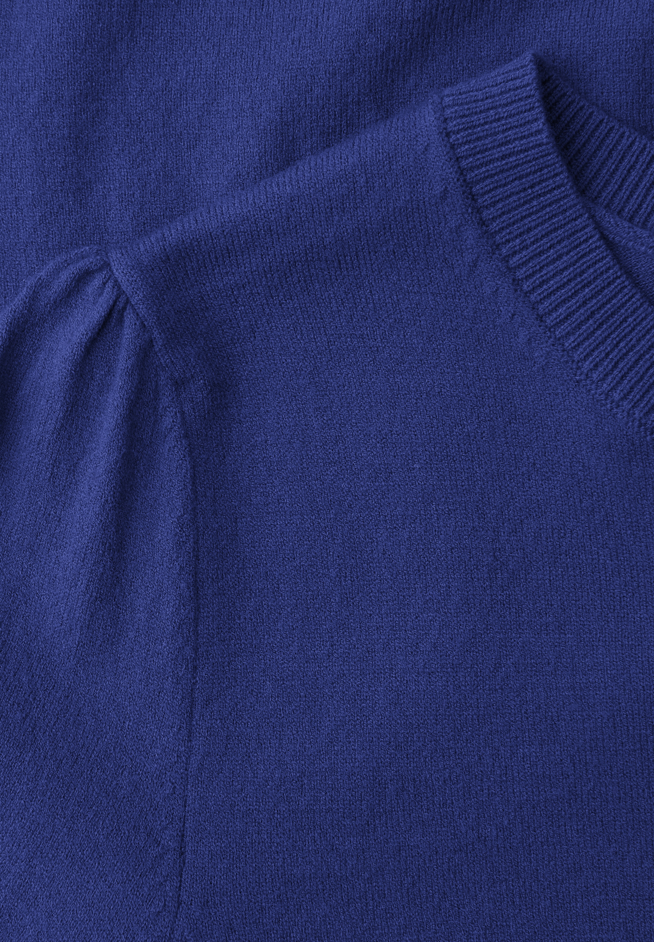 STREET ONE Strickpullover Halbarm mit modischen Pull-Ärmeln