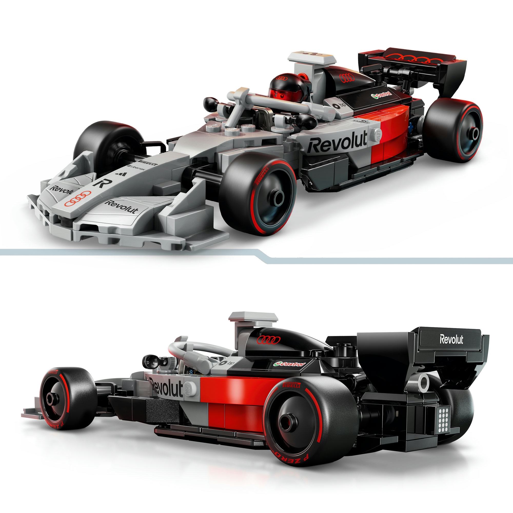 LEGO® Konstruktionsspielsteine »Audi Revolut F1 Team R26 Rennwagen (77259), LEGO Speed Champions«