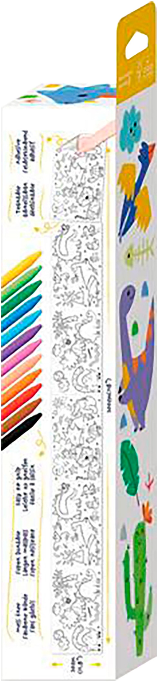 haku yoka Kreativset »Wachsmalkreiden-Set, Dino«