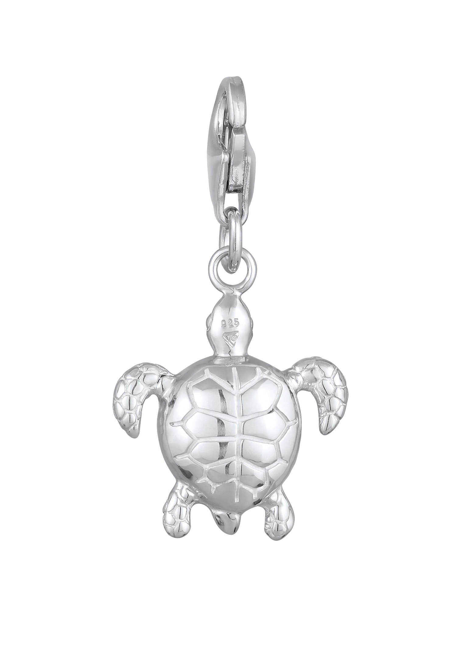 Nenalina Charm-Einhänger »Charm Anhänger Schildkröte Emaille Kristalle 925 Silber«