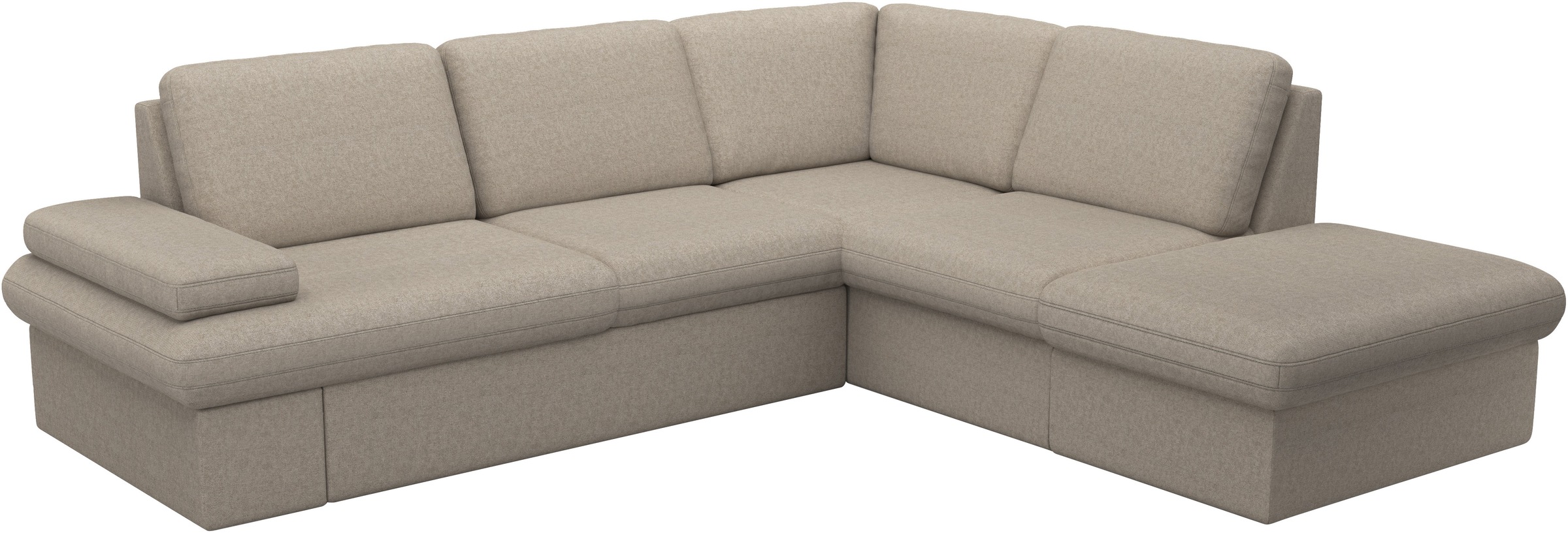 sit&more Ecksofa »Moreno«, mit Armteilverstellung,wahlweise mit Bettfunktion