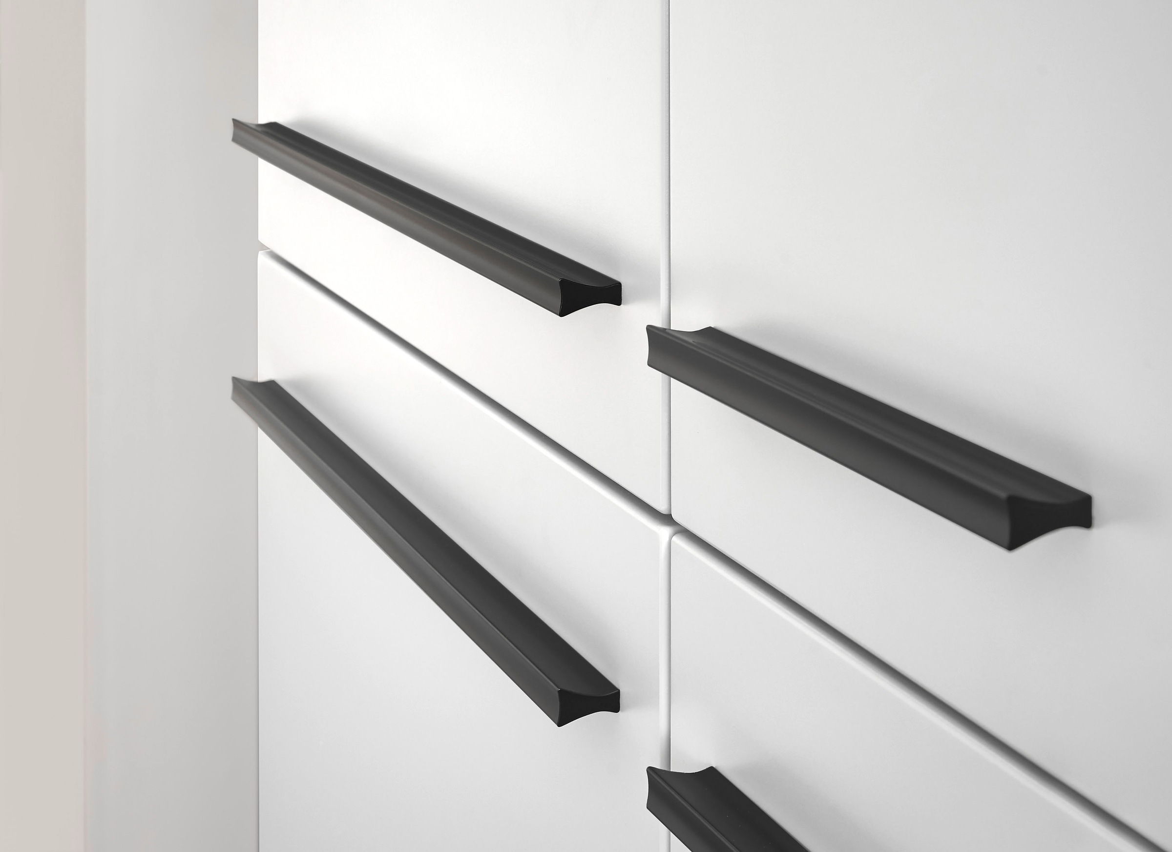 BASIC by Balculina Vorratsschrank »Denver, Küchenschrank BxHxT 30 x 211 x 57« 1 Stk. tlg. Breite 30cm, in grau matt/lancelot eiche
