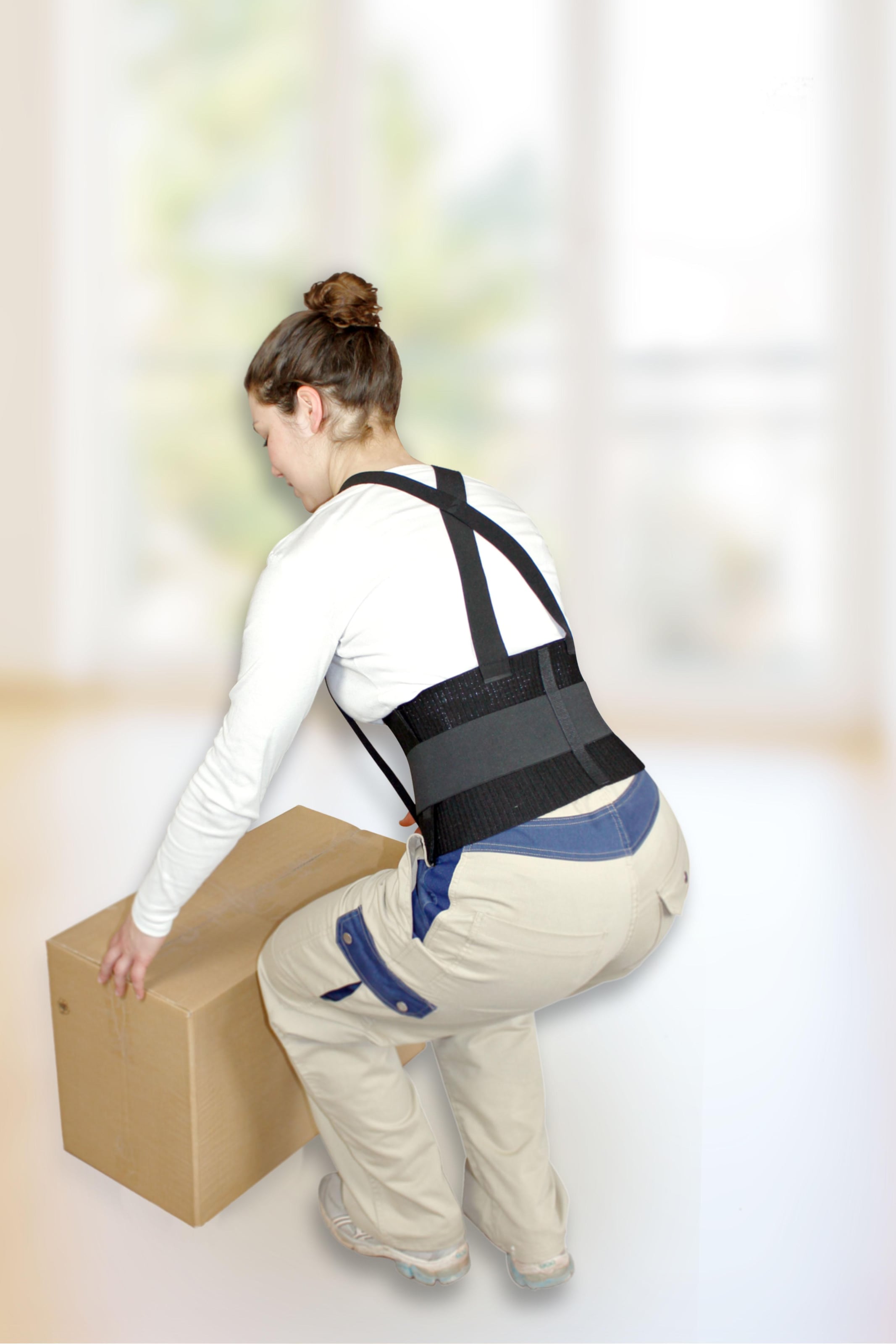 Hydas Arbeitsstützgürtel », schweres Heben mit Eleganz und Sicherheit«, Unterstützung der Rückenmuskulatur bei schwerem Heben