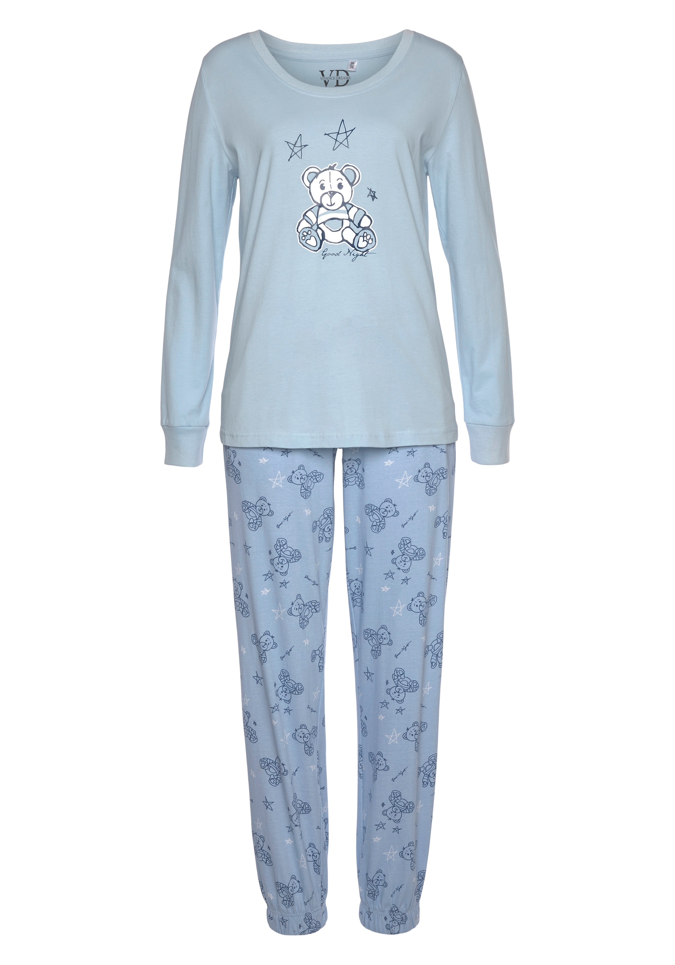 Vivance Dreams Pyjama, (2 tlg.)