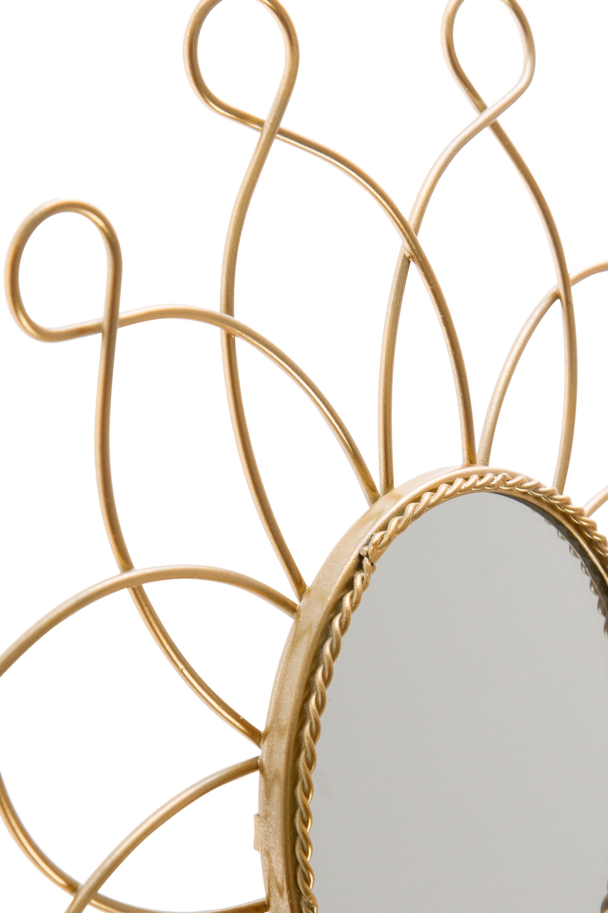 Myflair Möbel & Accessoires (Set, Blütenform, St.), Garantie Wandspiegel, gold«, Wohnzimmer Dekospiegel rund, mit aus 3 online 3 Jahren Wanddeko, | »Aruba, kaufen Rahmen XXL Metall